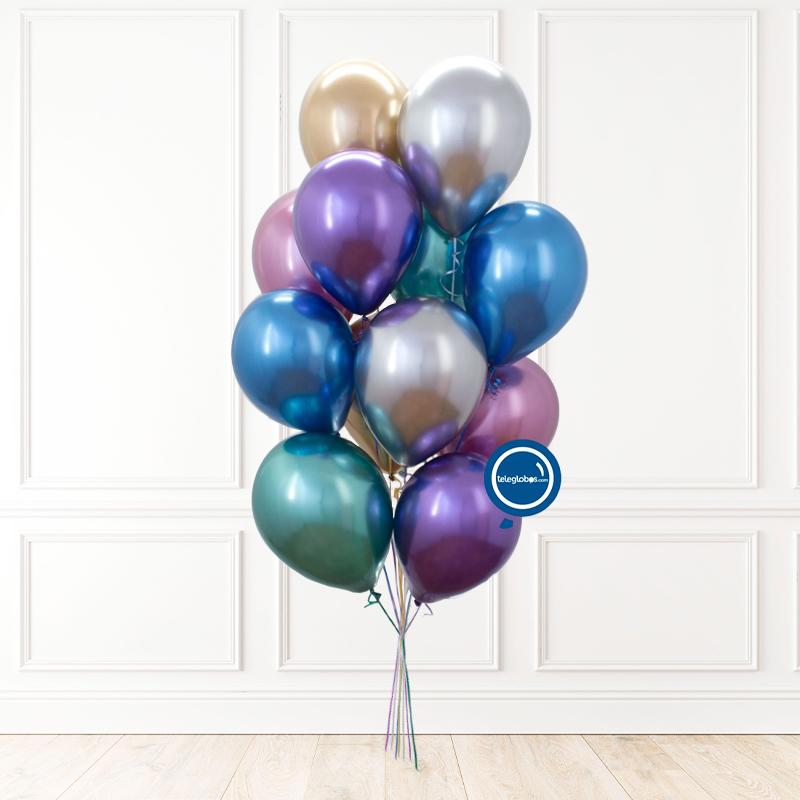 Globos Cromo - Cromados - Chrome de látex - Globos y Regalos Teleglobos.com.mx