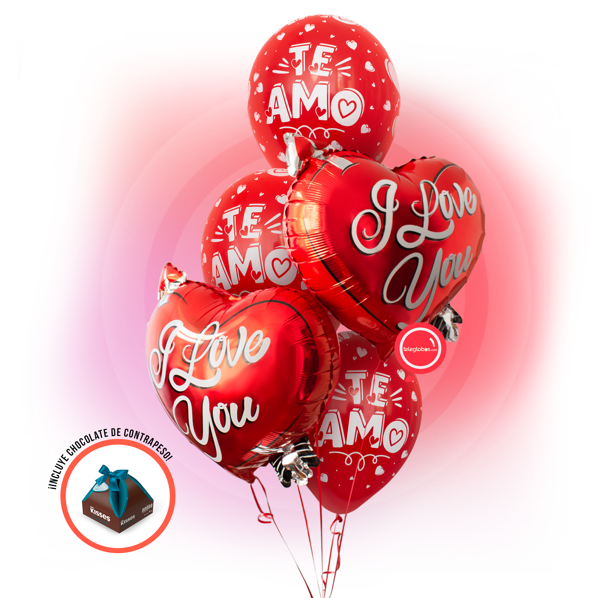 Bouquet de Globos Amor 33