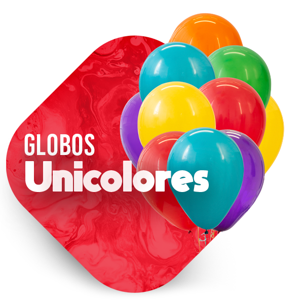 Globos latex unicolores con helio biodegradables con envío en CDMX entrega a domicilio Mexico