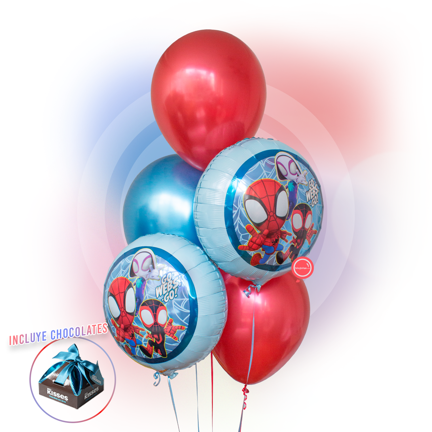 Bouquet de Cumpleaños -Spiderman & Friends