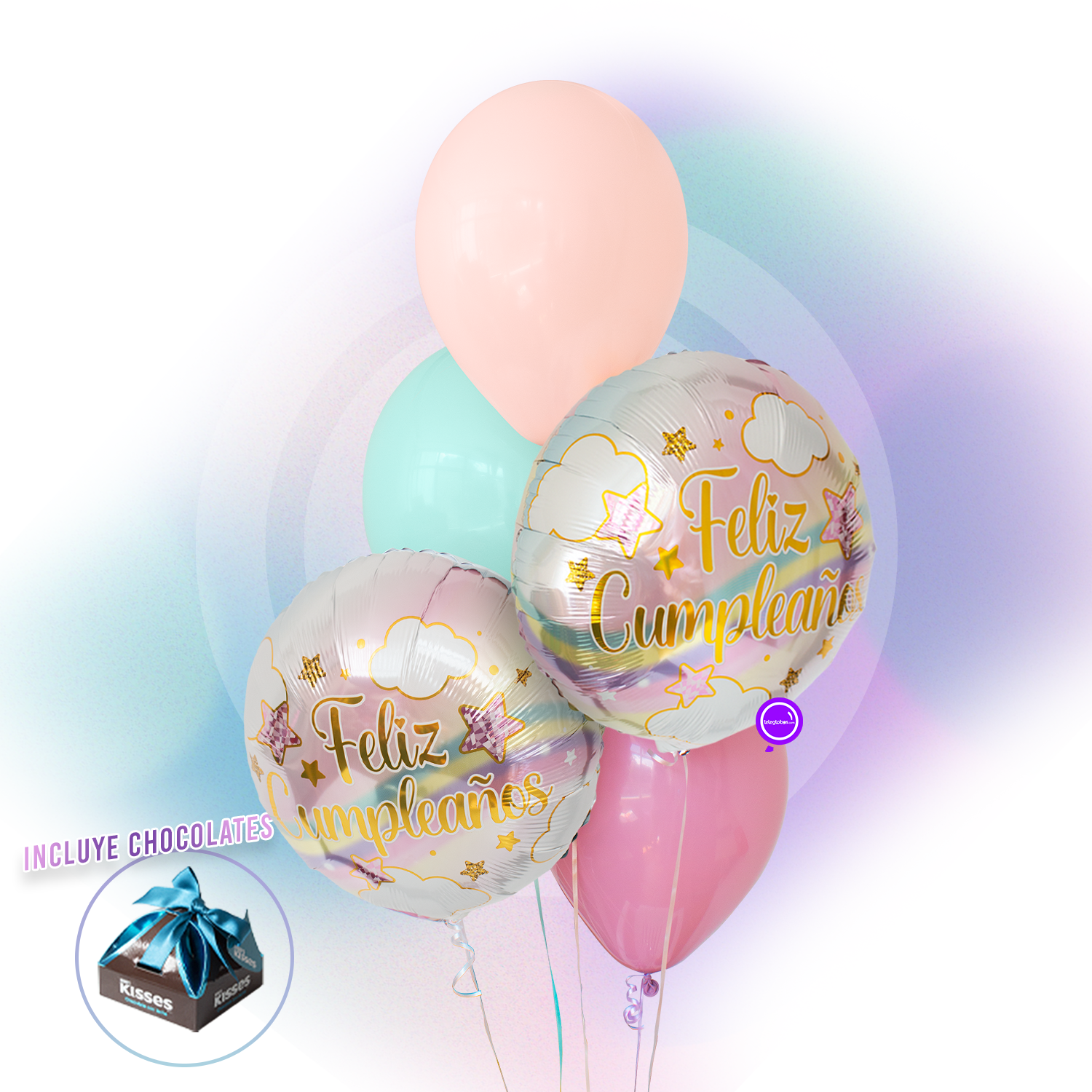 Bouquet de Cumpleaños -Daisy Pastel Birthday-