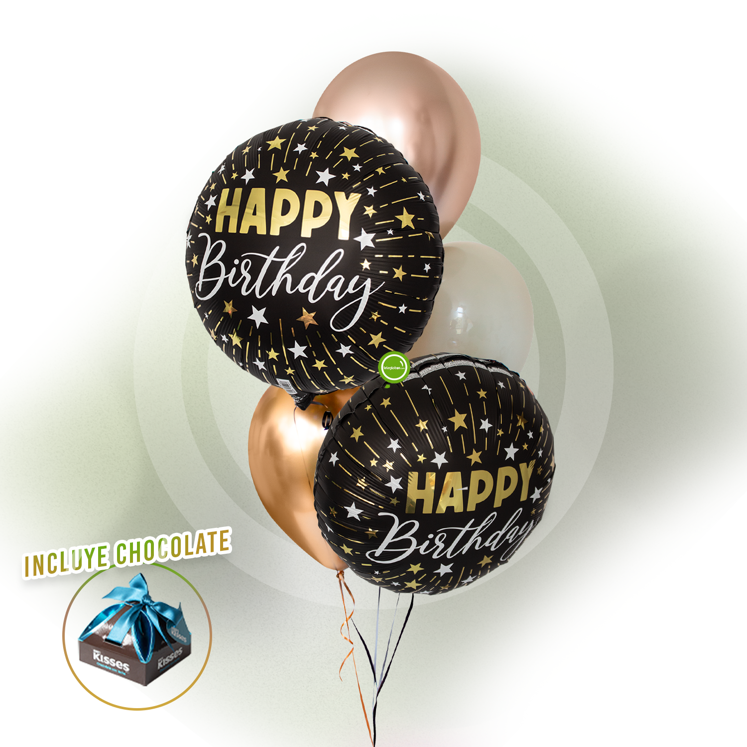 Bouquet de Cumpleaños -Lunares de Colores-