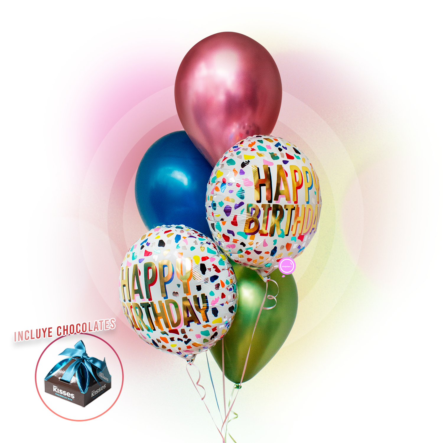 Bouquet de Cumpleaños -Confetti de Colores-