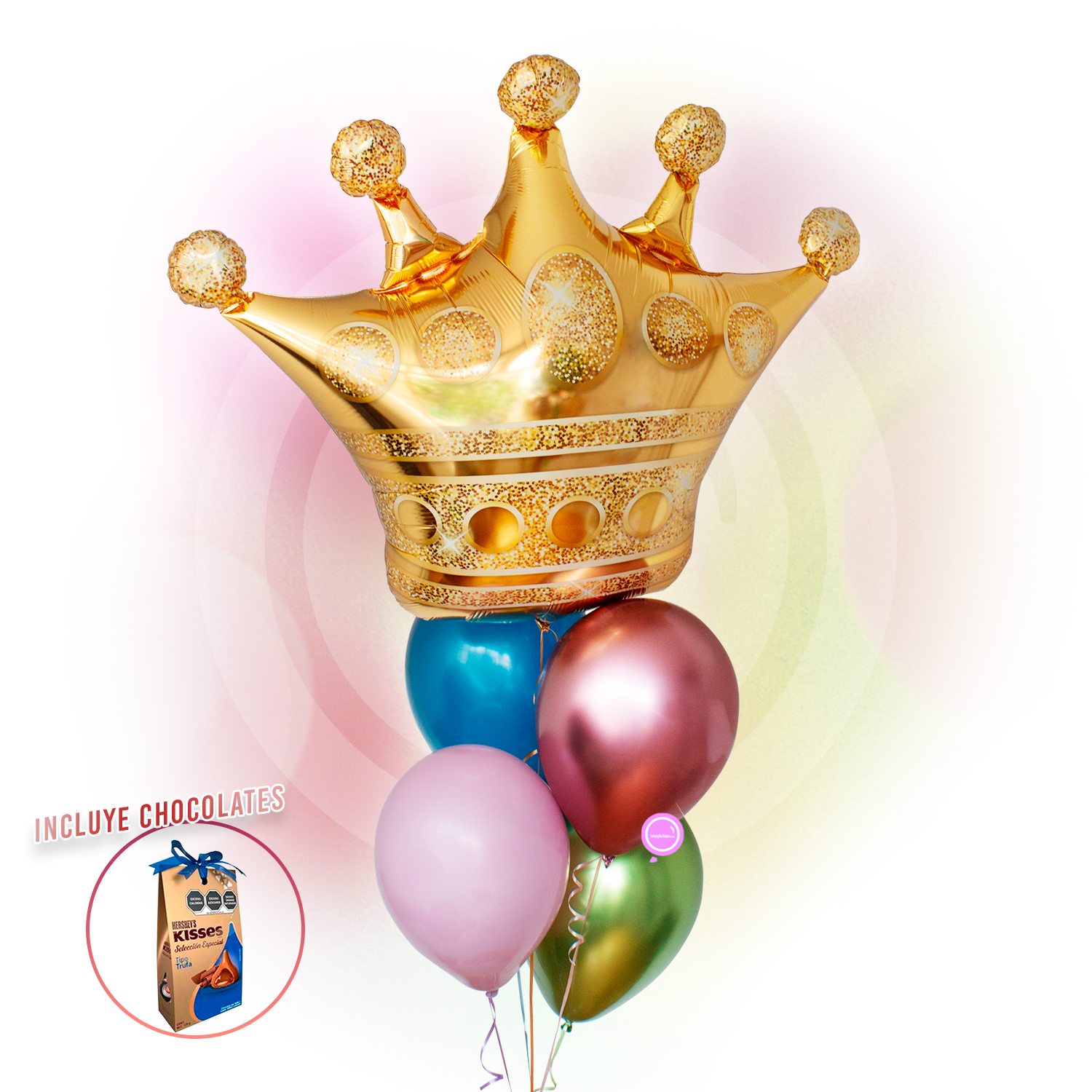 Bouquet de Cumpleaños -Corona Dorada-