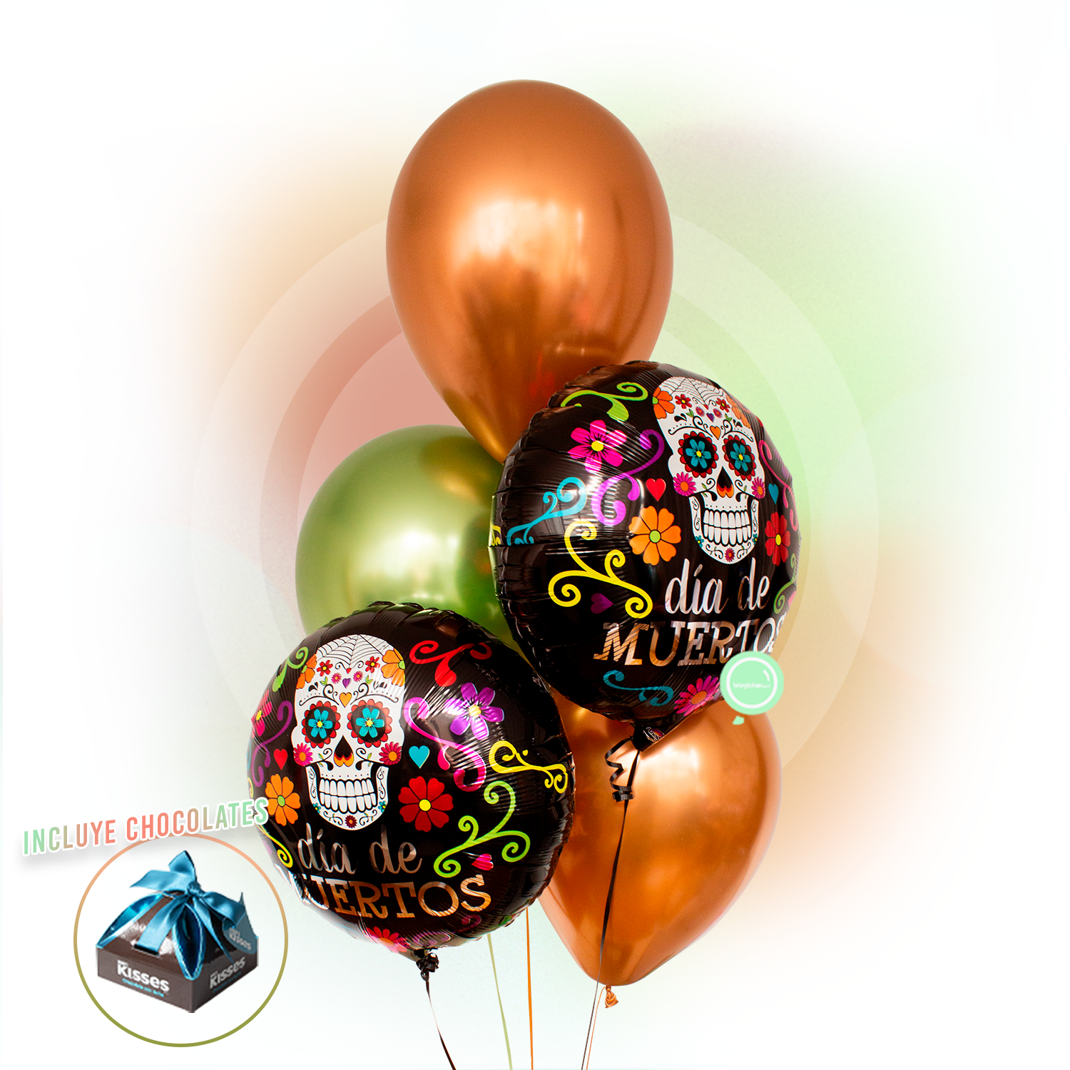 Bouquet de Globos - Día de Muertos -