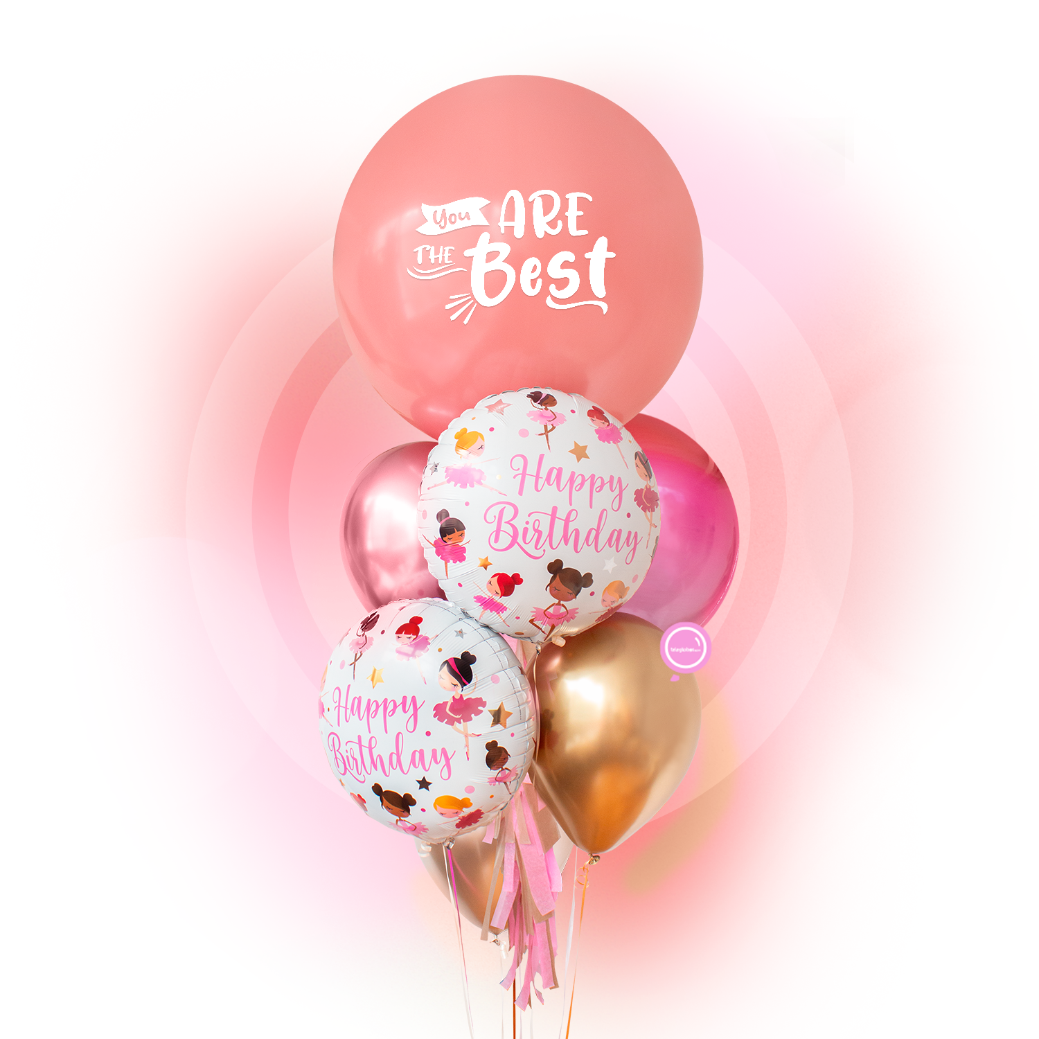 Bunch of balloons Inspires -happy birthday ballet-