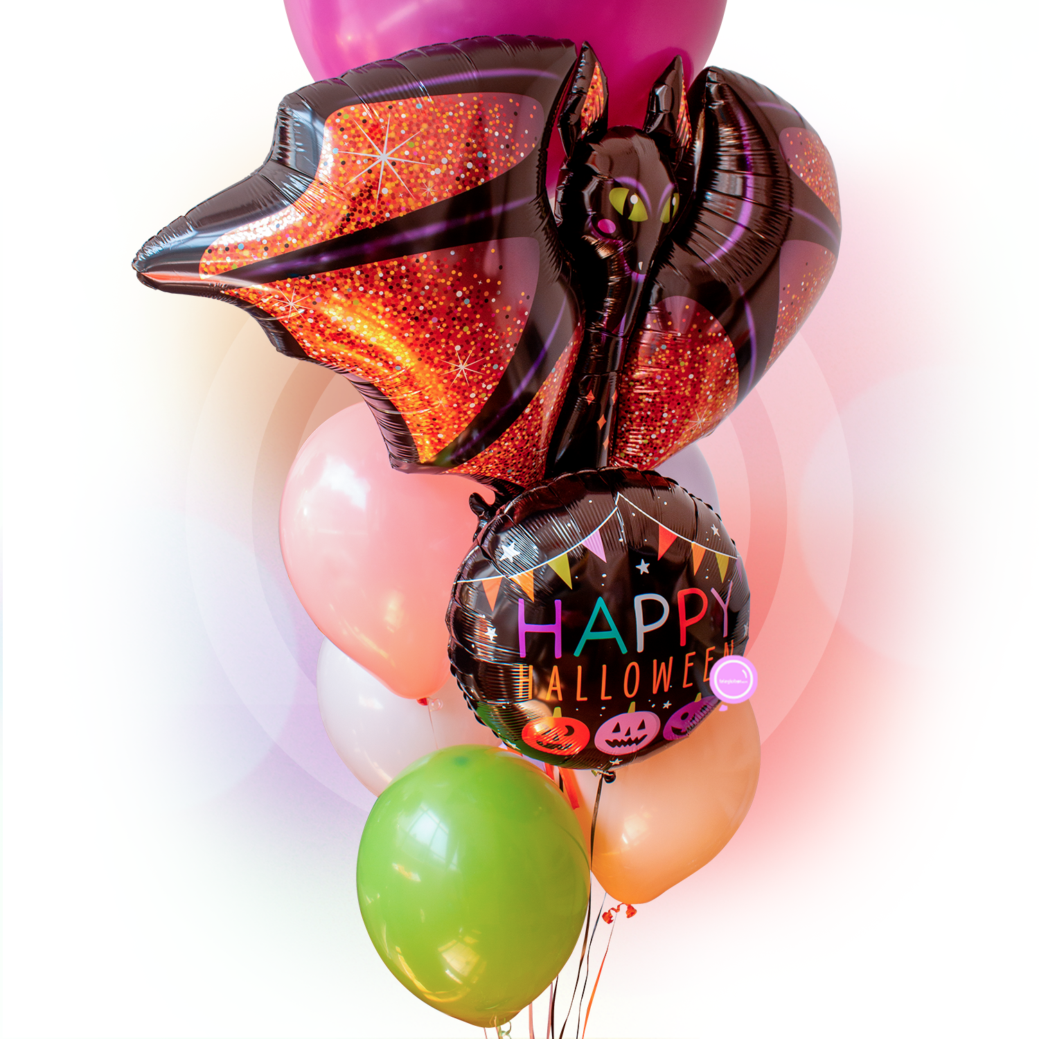 Bunch de Globos Inspira Halloween - Glamorous Bats -