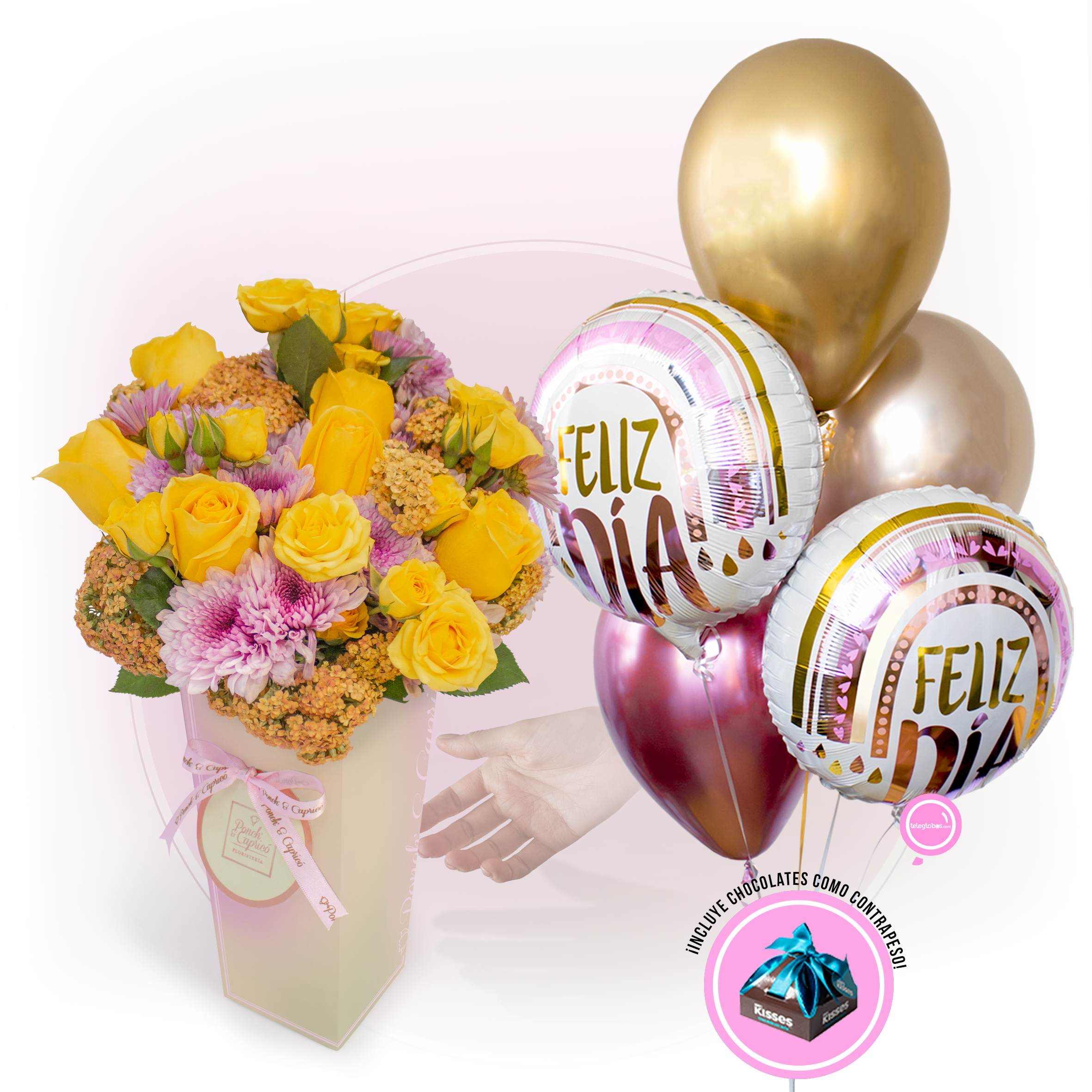 Ramo de Rosas Amarilla -CAM001-