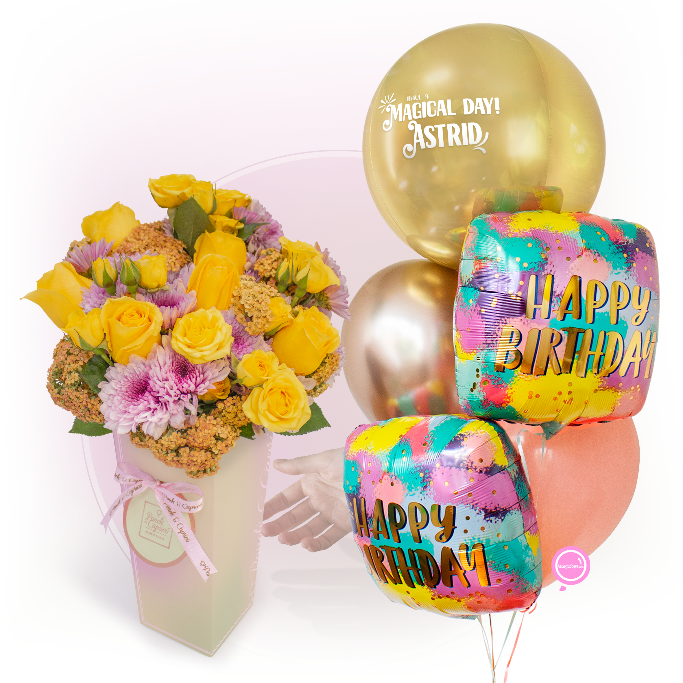 Ramo de Rosas Amarilla -CAM001-