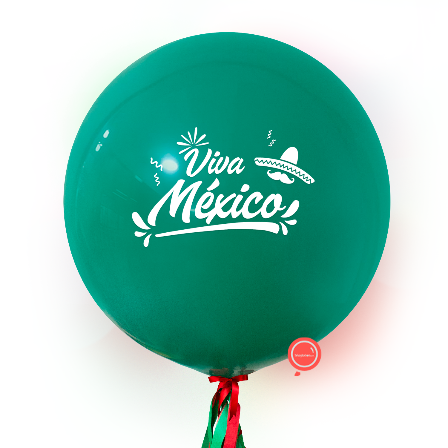 Globo Personalizado de 24" Fashion Verde Inflado con Helio