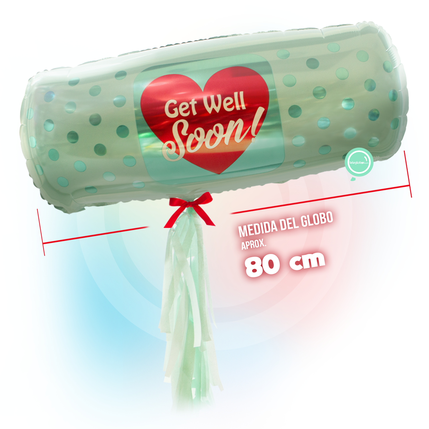 Globo de Mejórate Pronto - Bandita Get Well Soon!
