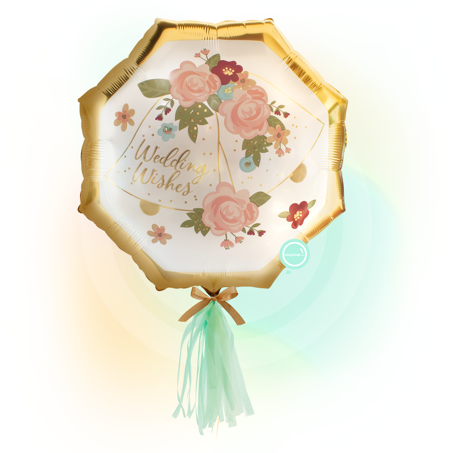 Globos para decoración de boda en CDMX