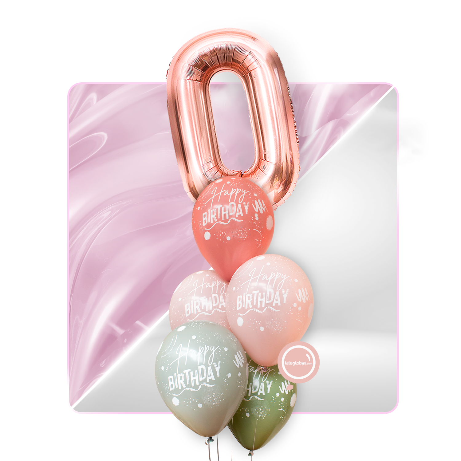 Kit celebrates -happy birthday cake dusk- with balloons Helium