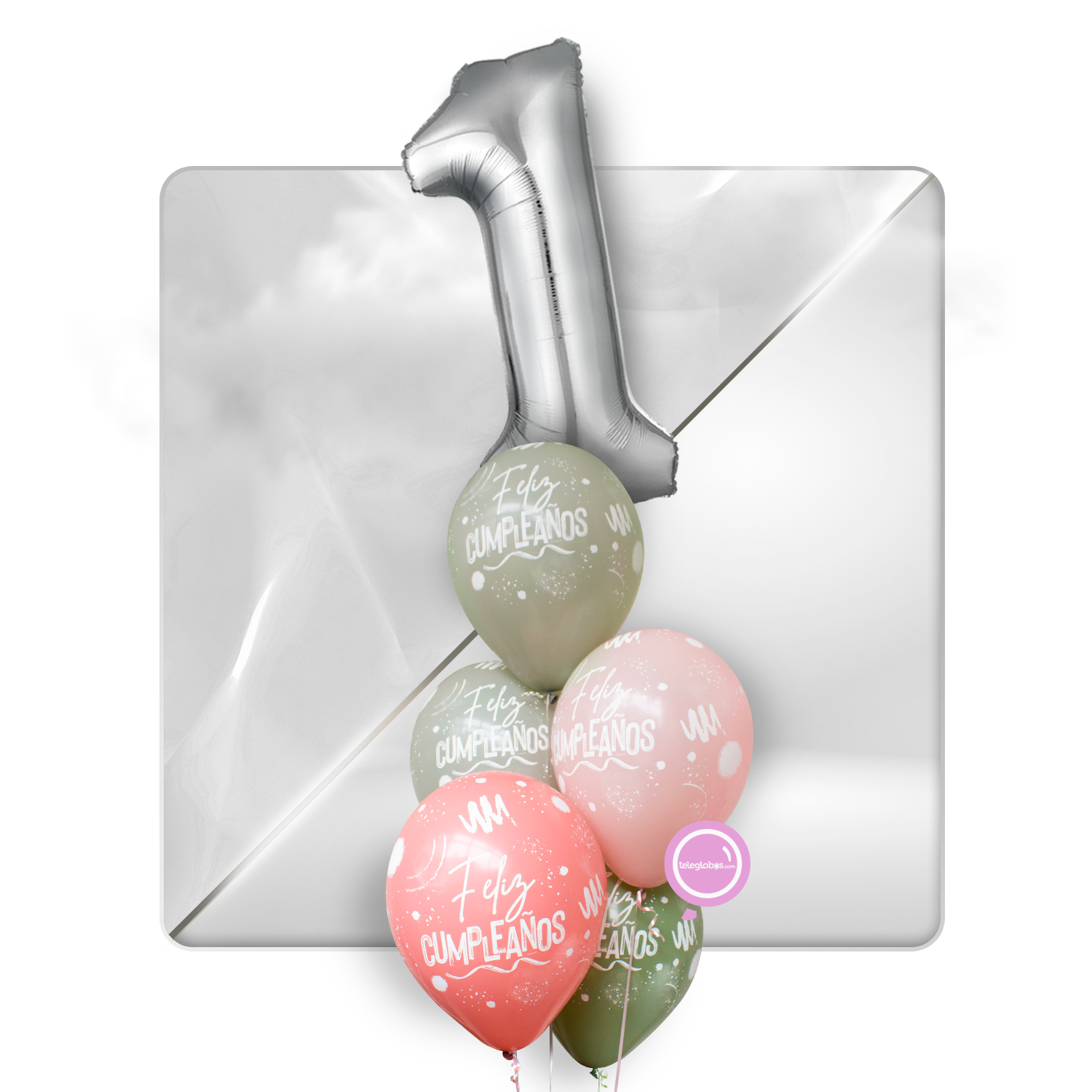 Kit Celebra -Infinity Birthday- con Globos de Helio