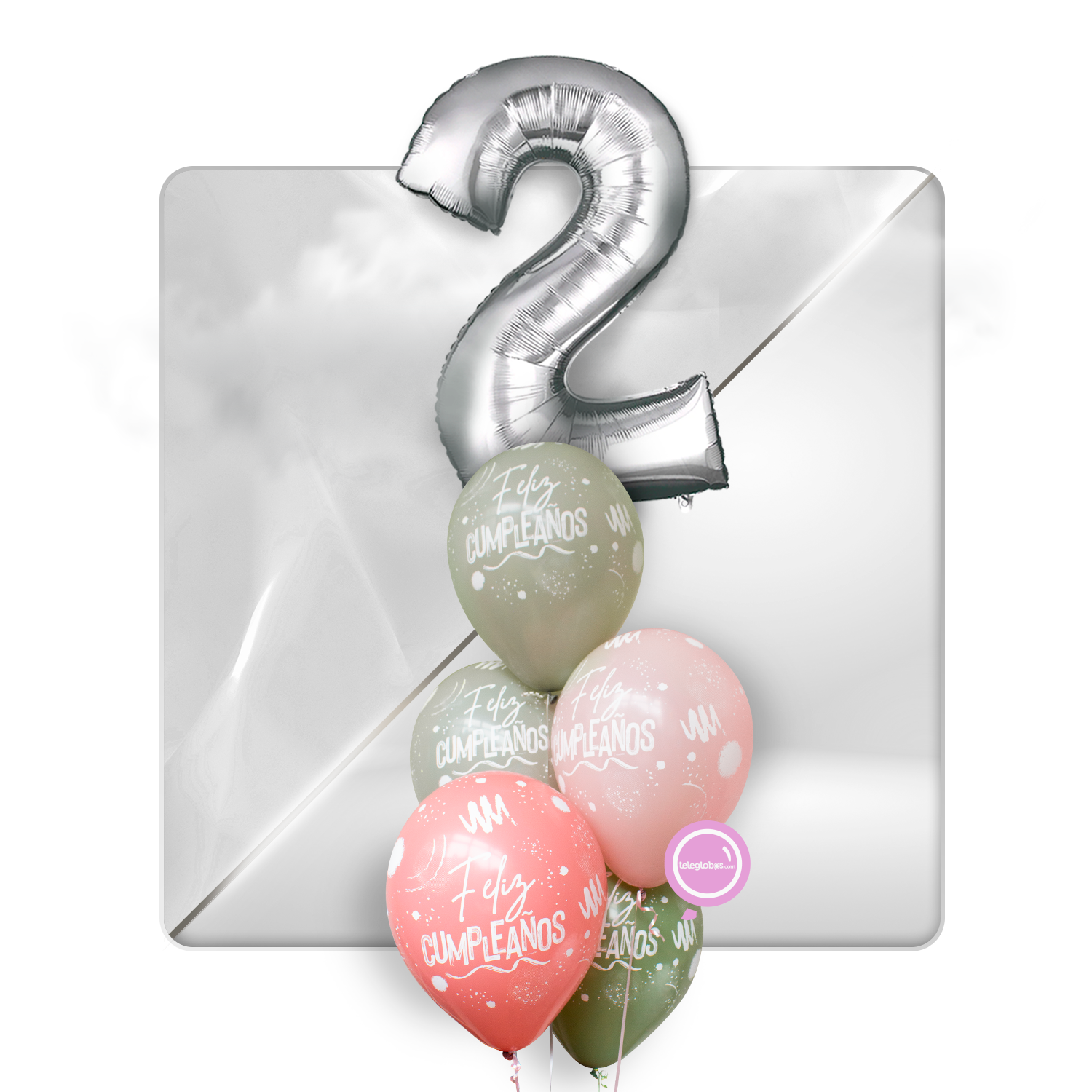 Kit Celebra -Infinity Birthday- con Globos de Helio