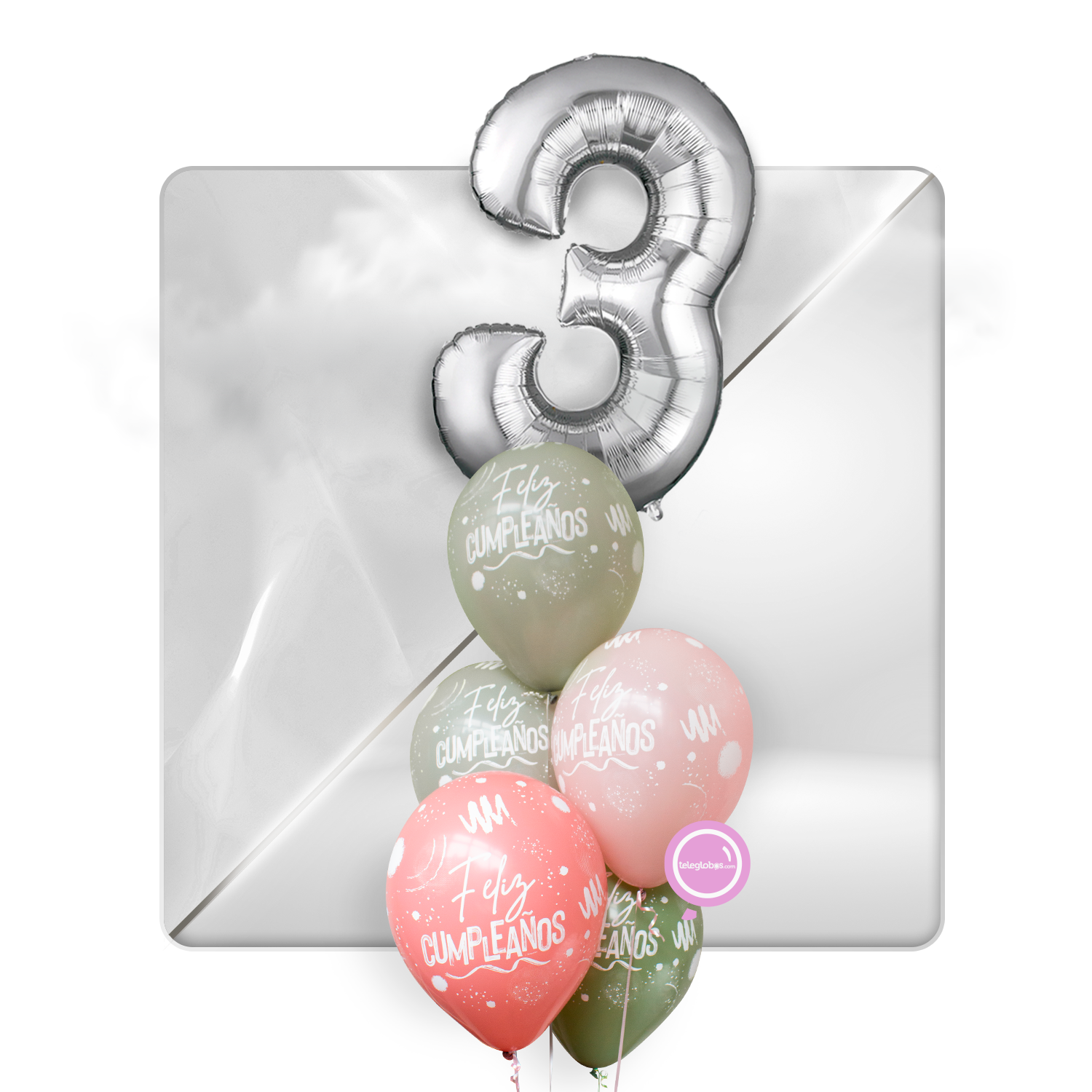 Kit Celebra -Infinity Birthday- con Globos de Helio