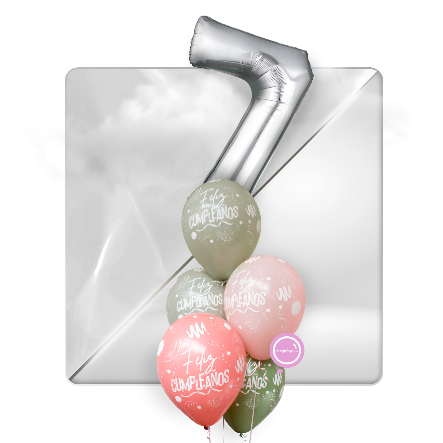 Kit Celebra -Infinity Birthday- con Globos de Helio