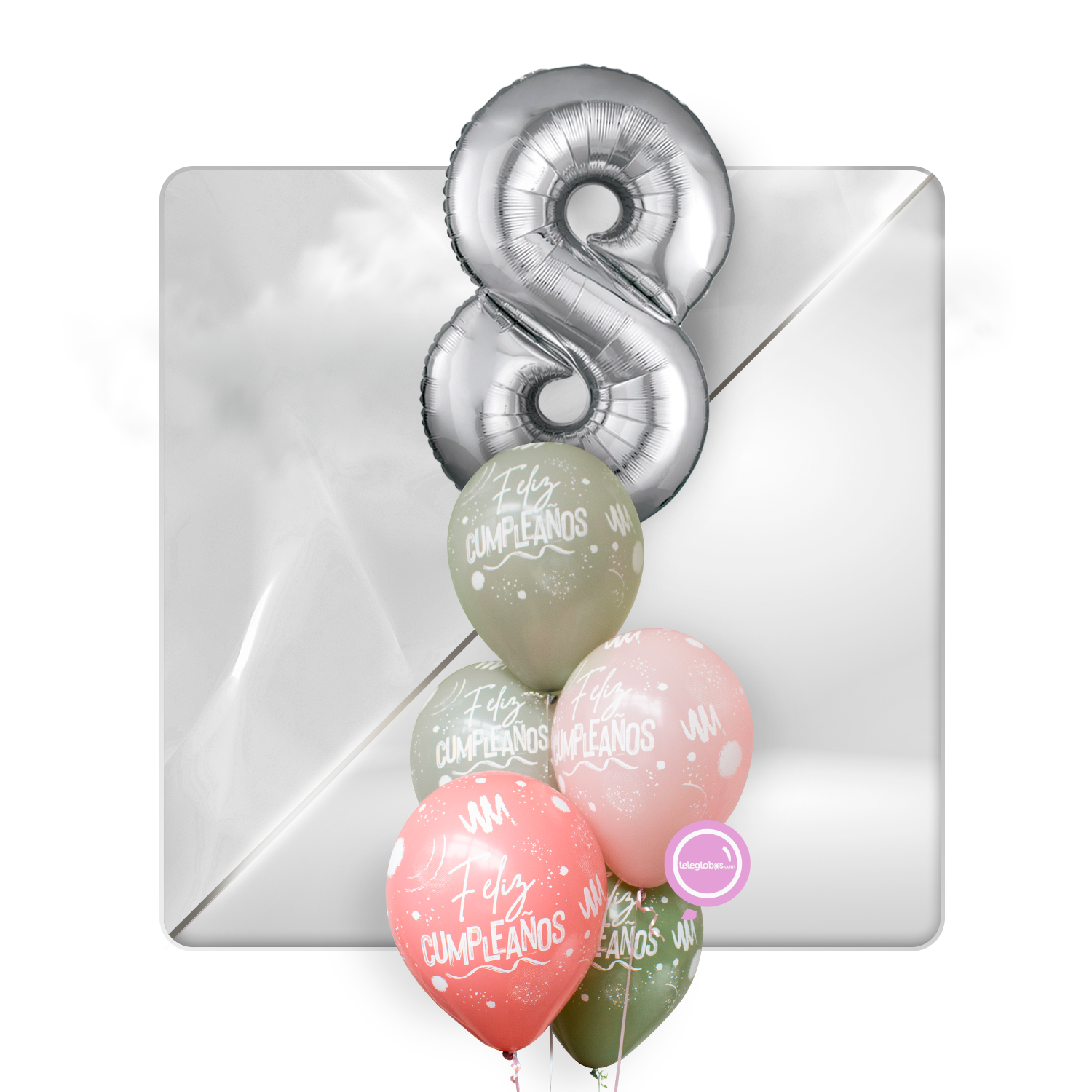 Kit Celebra -Infinity Birthday- con Globos de Helio
