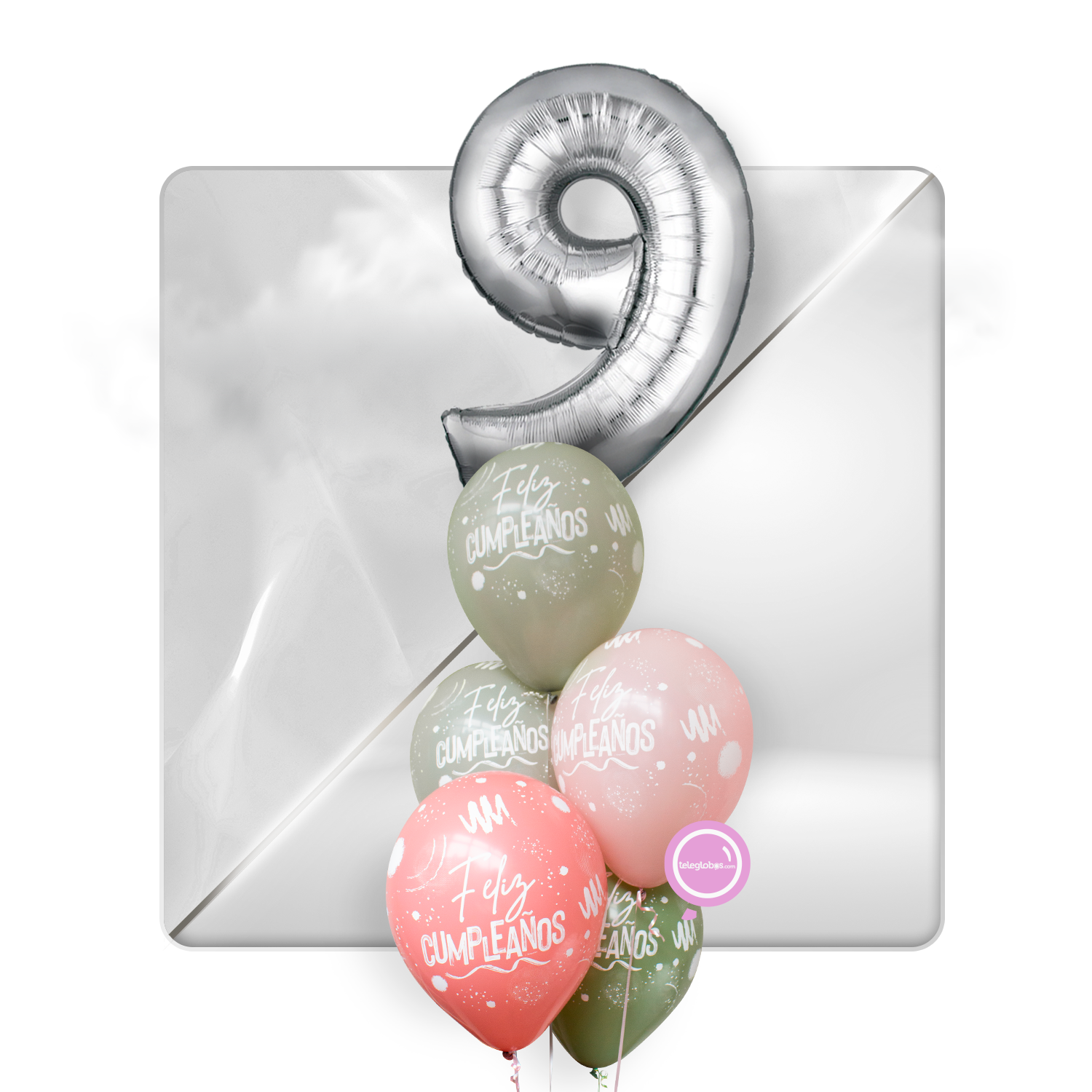 Kit Celebra -Infinity Birthday- con Globos de Helio