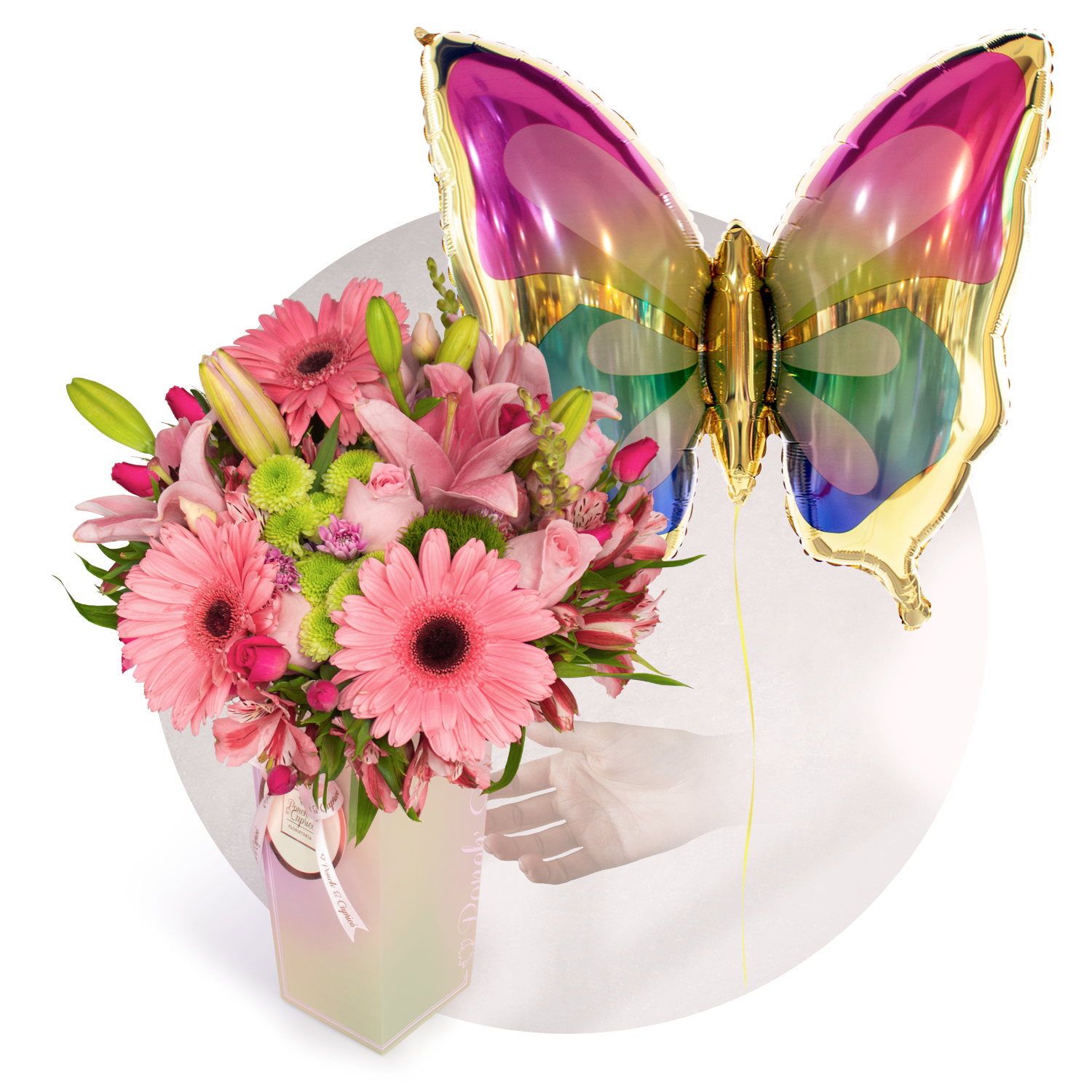 Ramo de Gerberas y Rosas con Envío Gratis