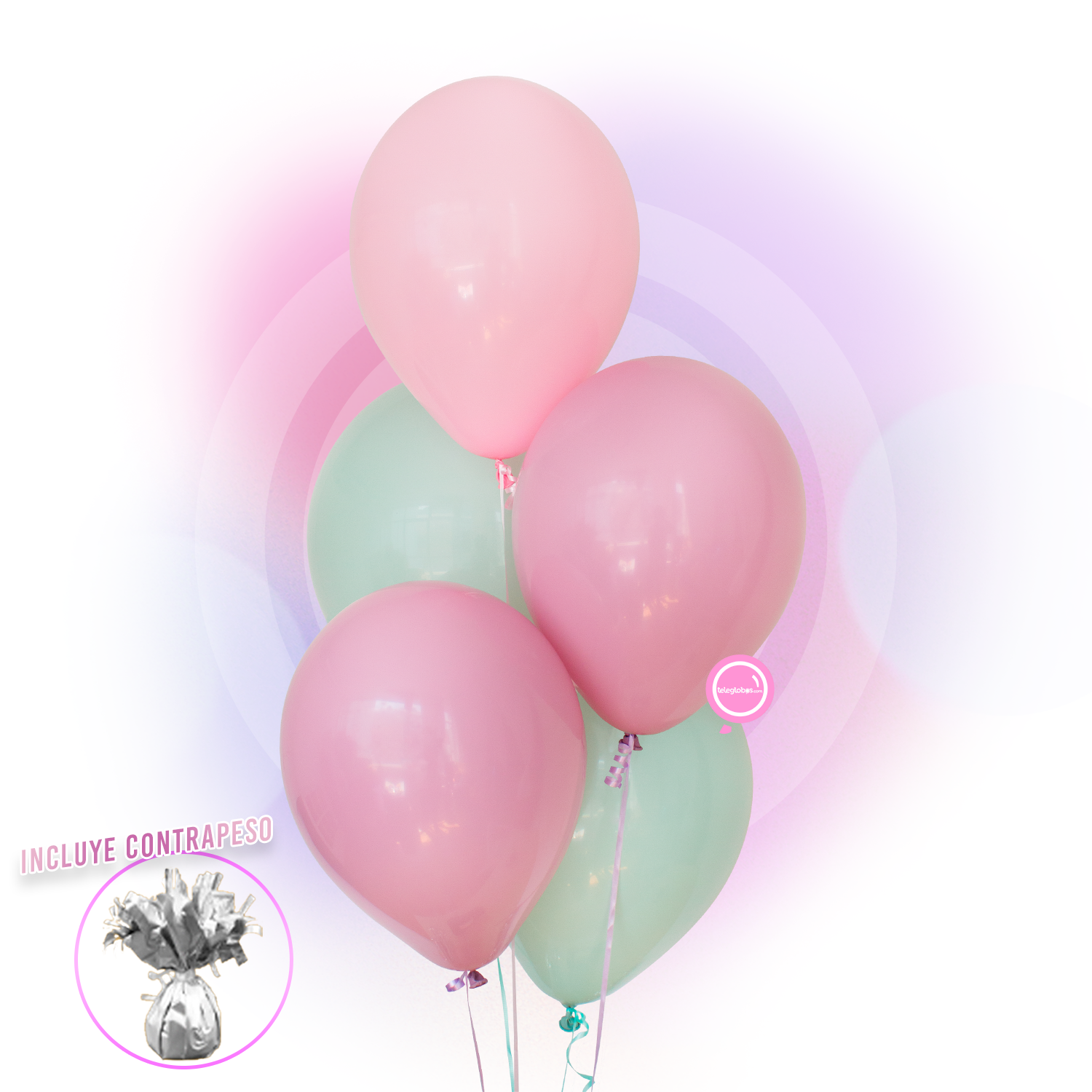 Torre de 5 Globos de Látex de 11 -Once upon a time-