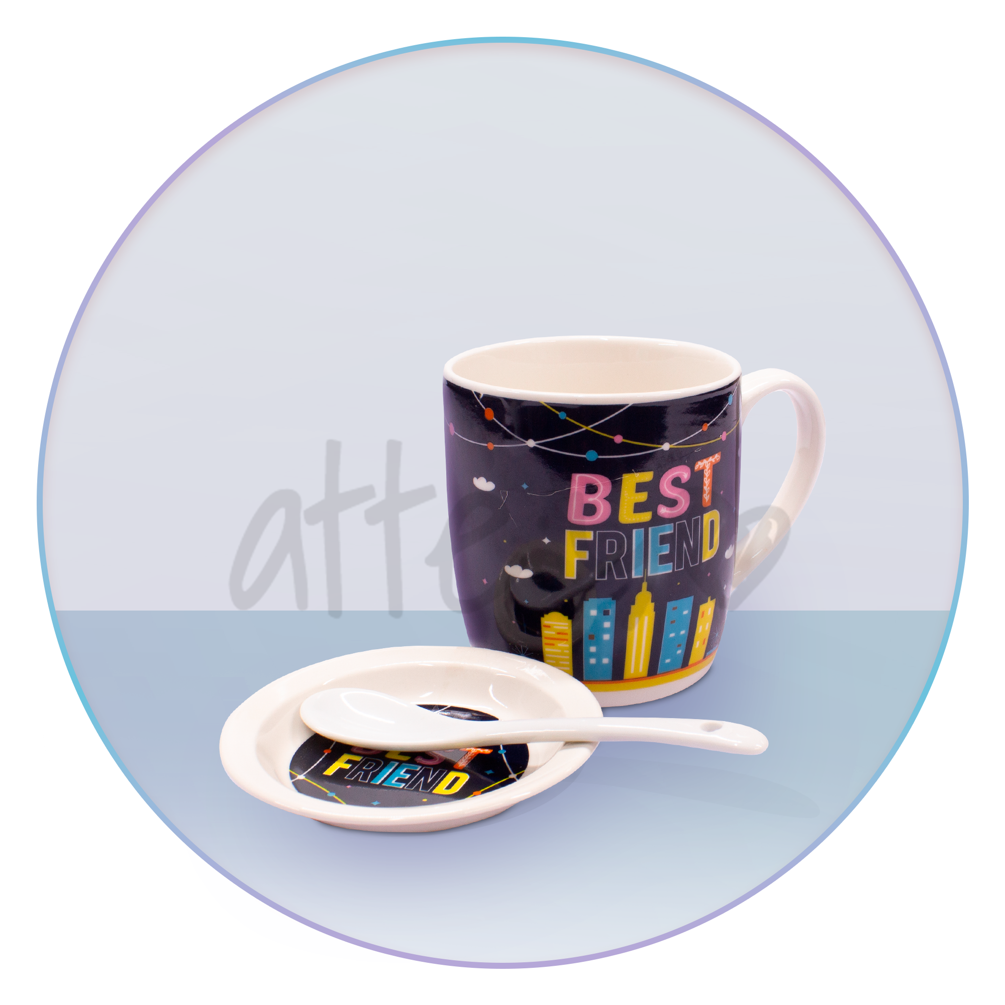Taza Best Friend c/cuchara