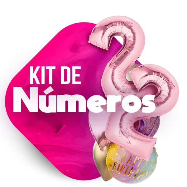 Globos de Numeros gigantes con helio con envío en CDMX entrega a domicilio Mexico