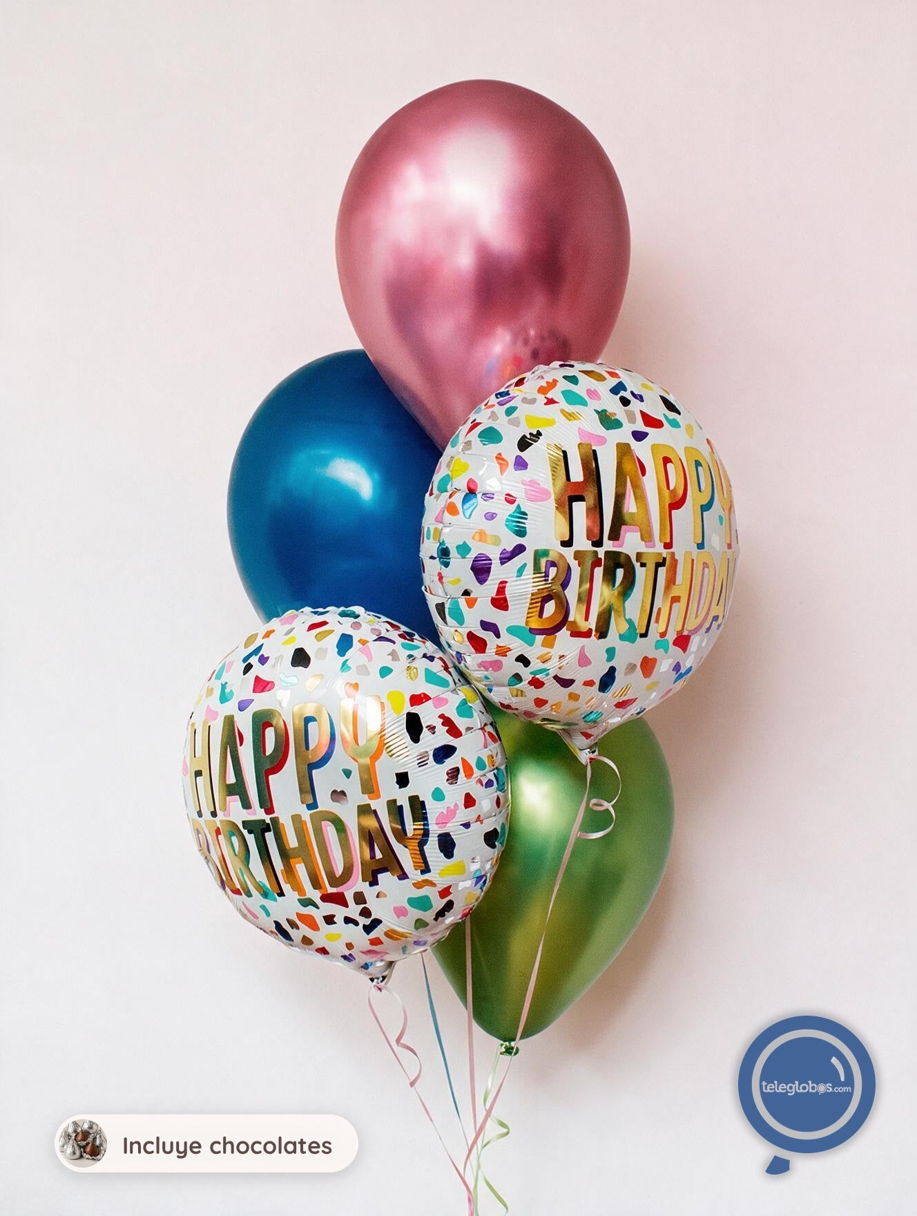 Bouquet de Cumpleaños -Confetti de Colores-