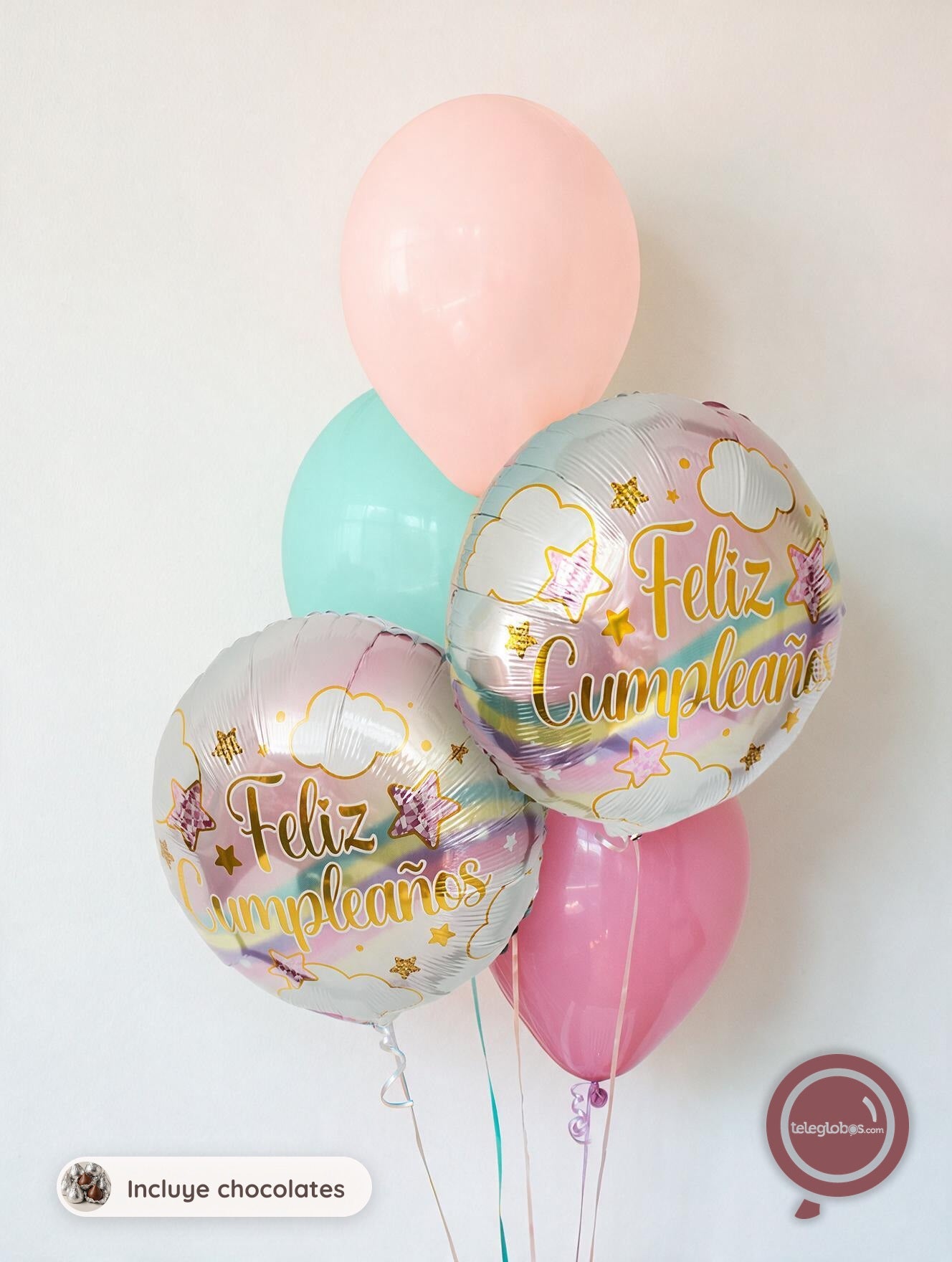 Bouquet de Cumpleaños -Daisy Pastel Birthday-