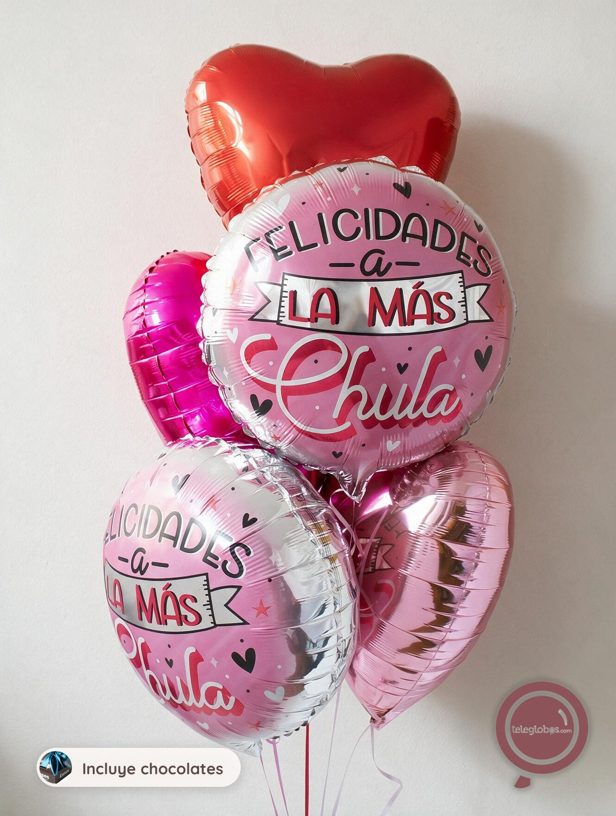 Bouquet de Globos Felicidades BC238