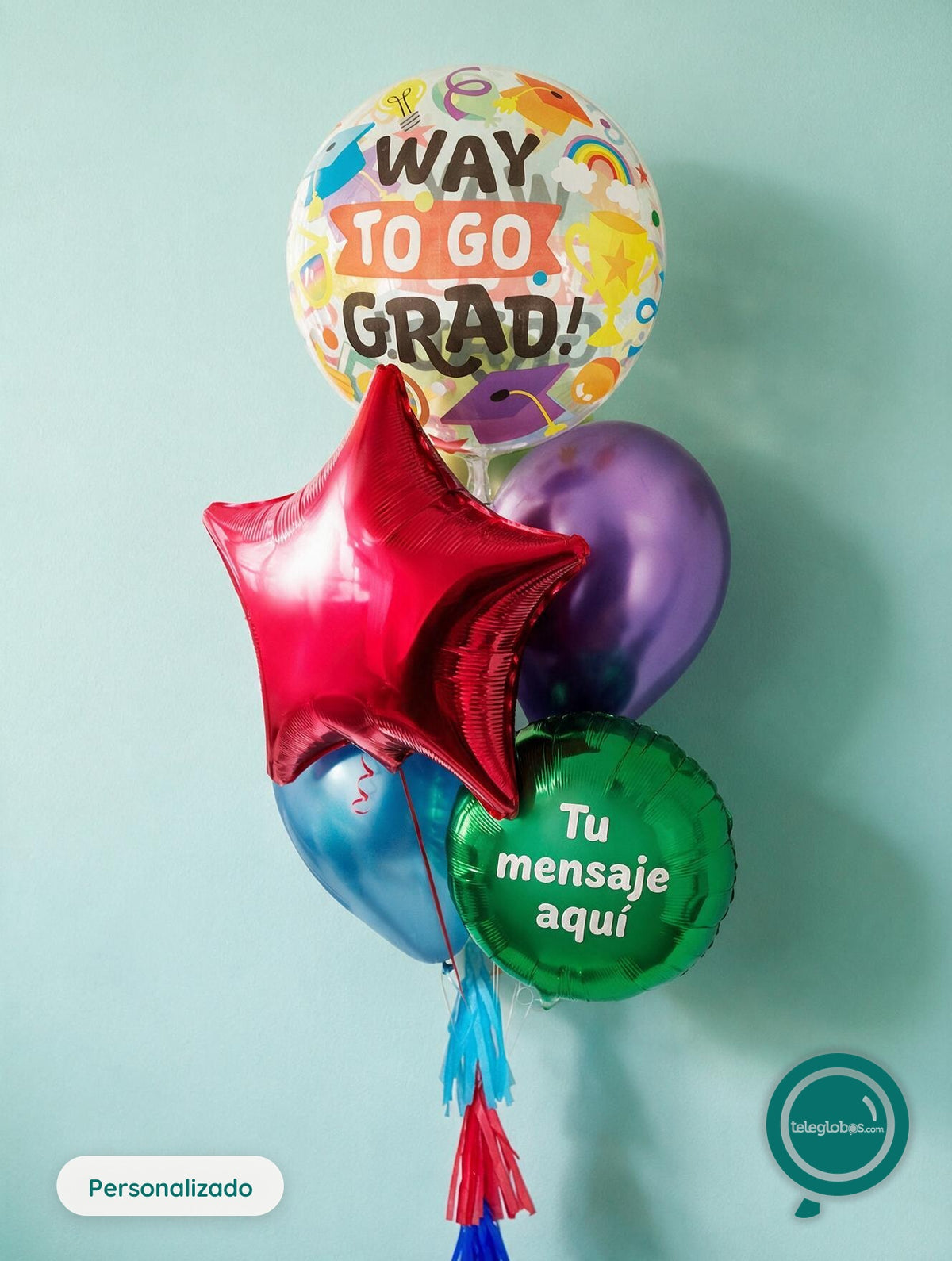 Bunch de Globos para Graduación -Way to go Grad II-