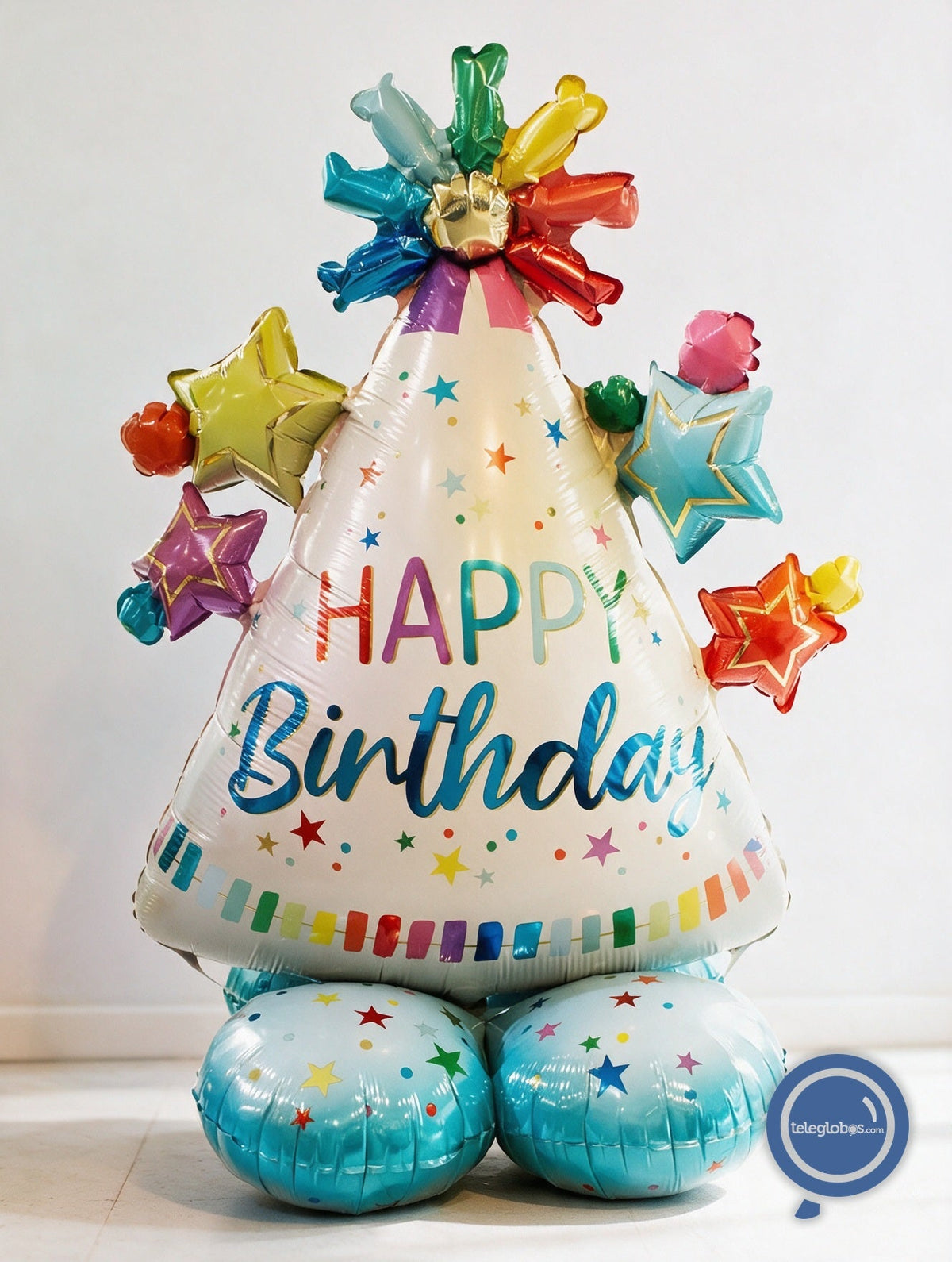 Globo Metálico Airloonz Junior de 36" - Happy Birthday