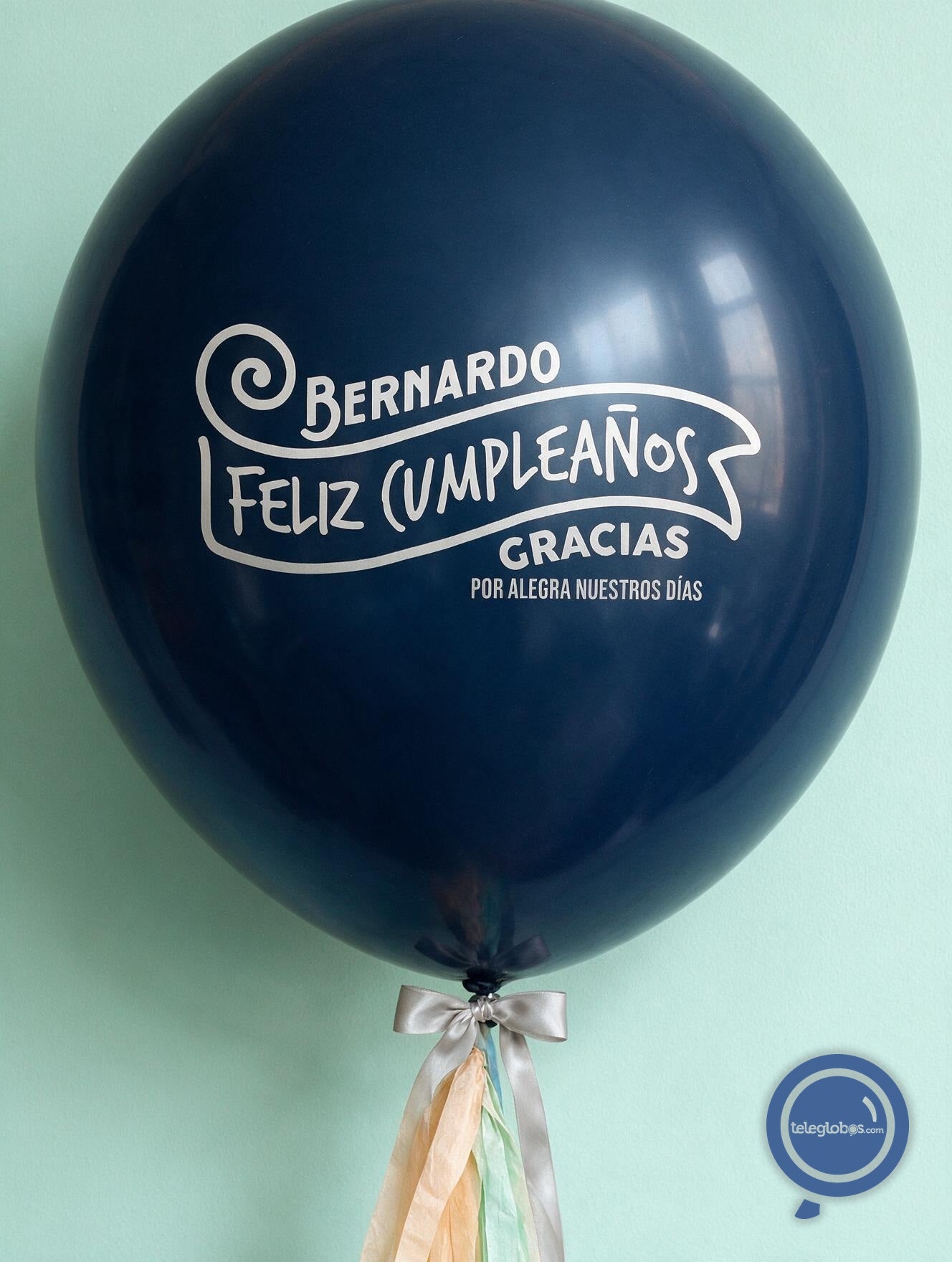 Globo Personalizado de 24" Fashion Azul Naval - detalle