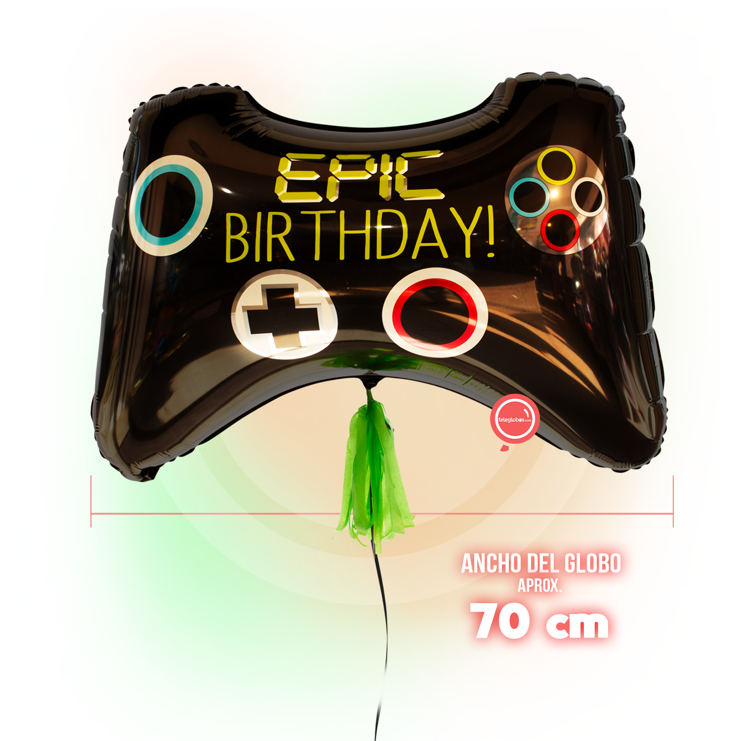 balloon Metallic Super Shape of 30 " - Epic Birthday Game Controller