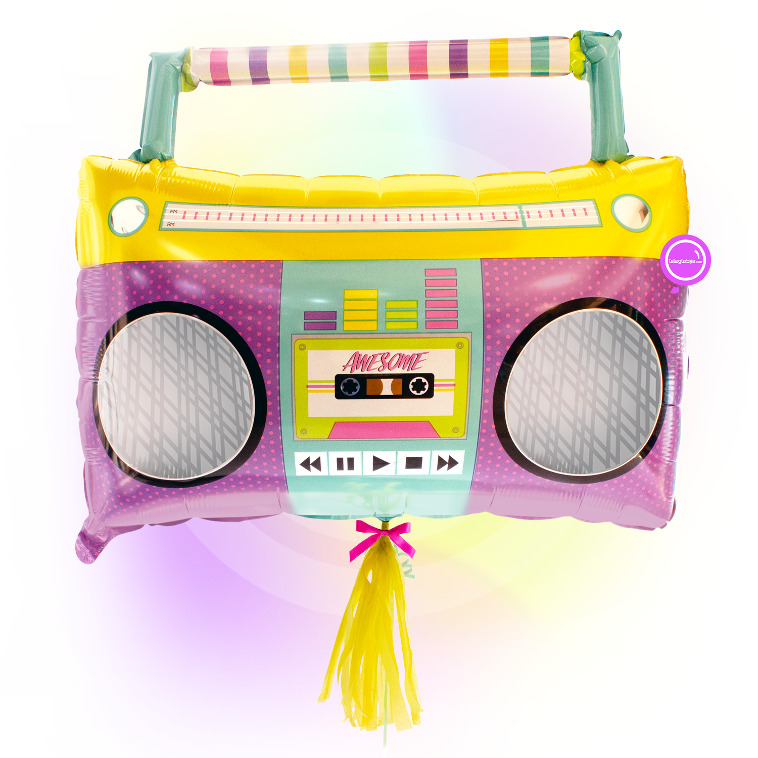 balloon Metallic Super Shape of 27 " - Awesome Party Boom Box