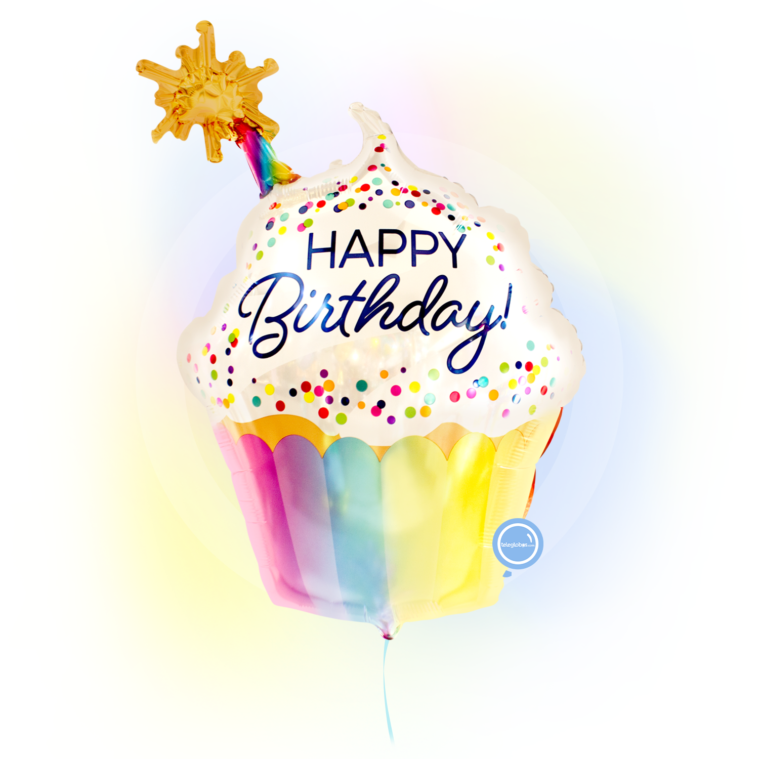 Globo Metálico Super Shape de 35" - Confetti Sprinkle Birthday