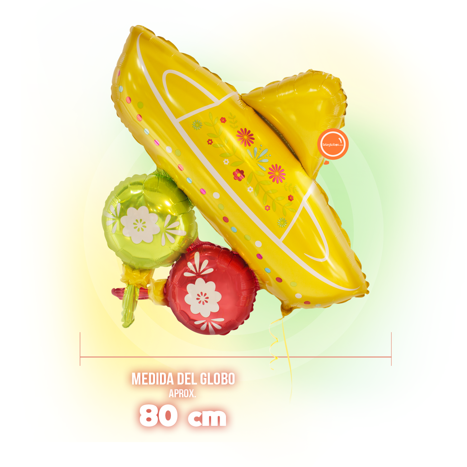 balloon Metallic Super Shape of 40 " - Long live the party