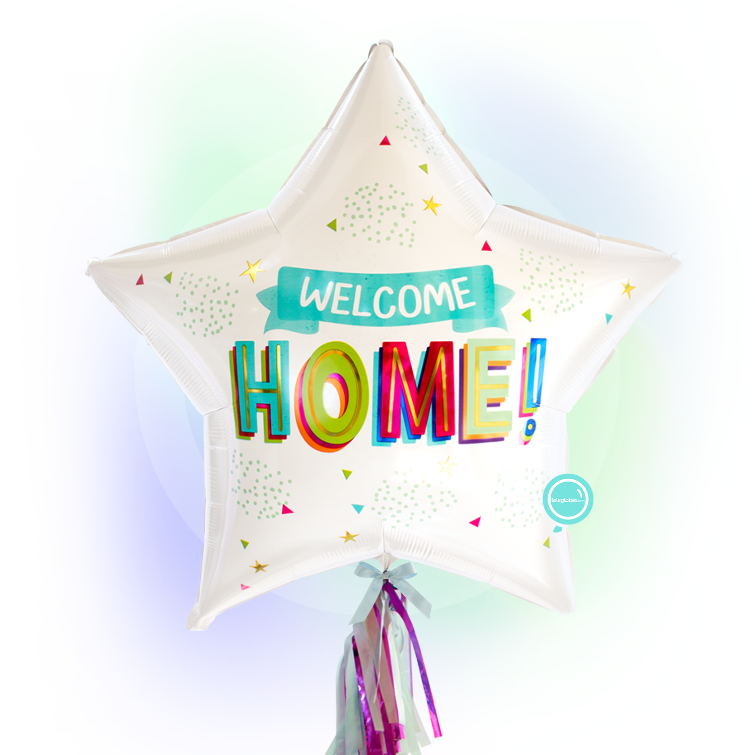 balloon Metallic 32 "Super Shape - Welcome Home - Welcome home