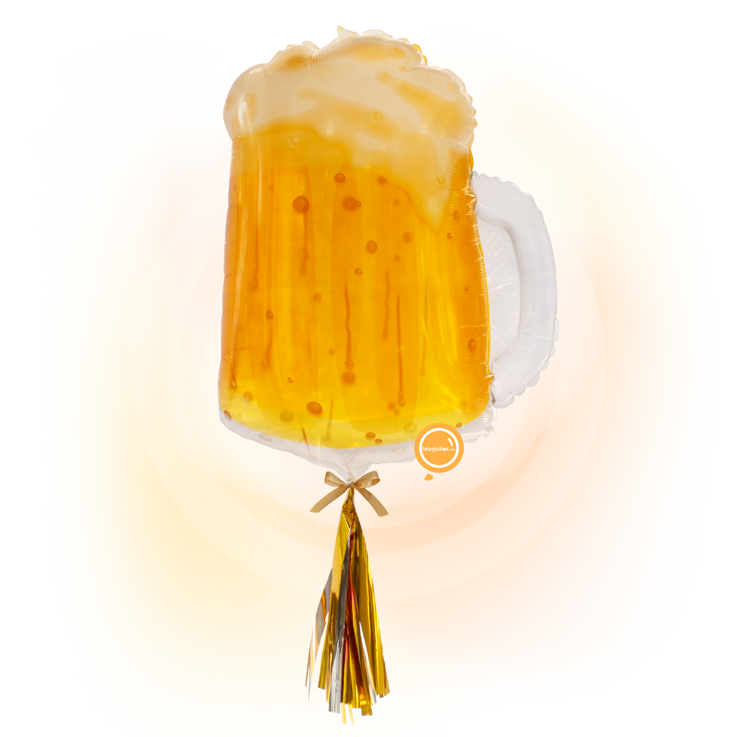 Globo Metálico Super Shape de 24" - Beer Mug - Cerveza Transparente