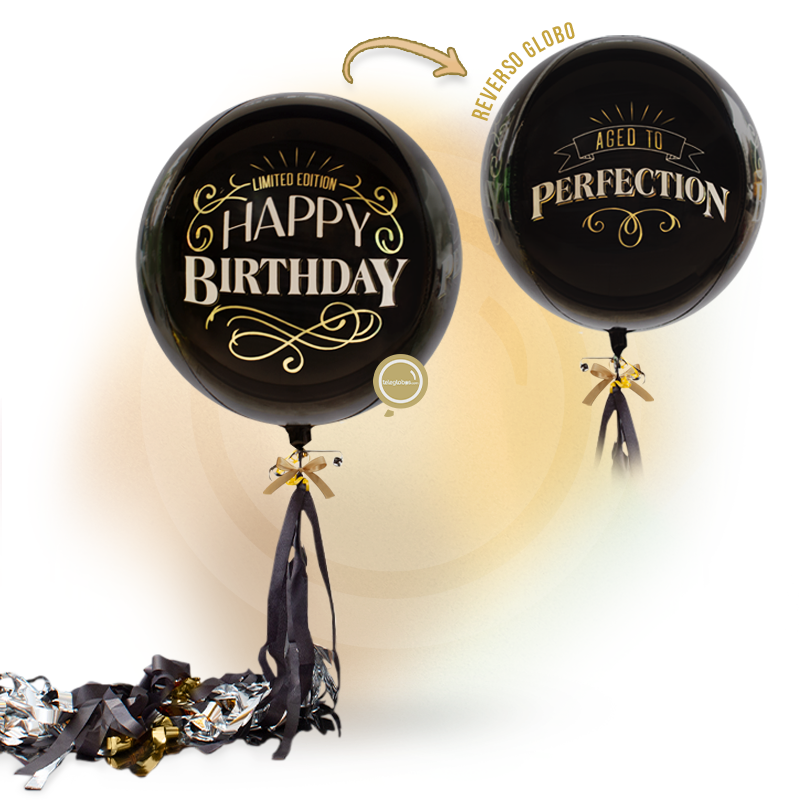 balloon 15 "Orbz - Happy Birthday Better With Age