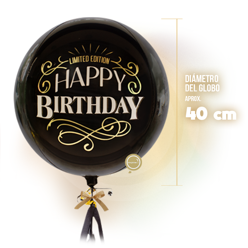 balloon 15 "Orbz - Happy Birthday Better With Age
