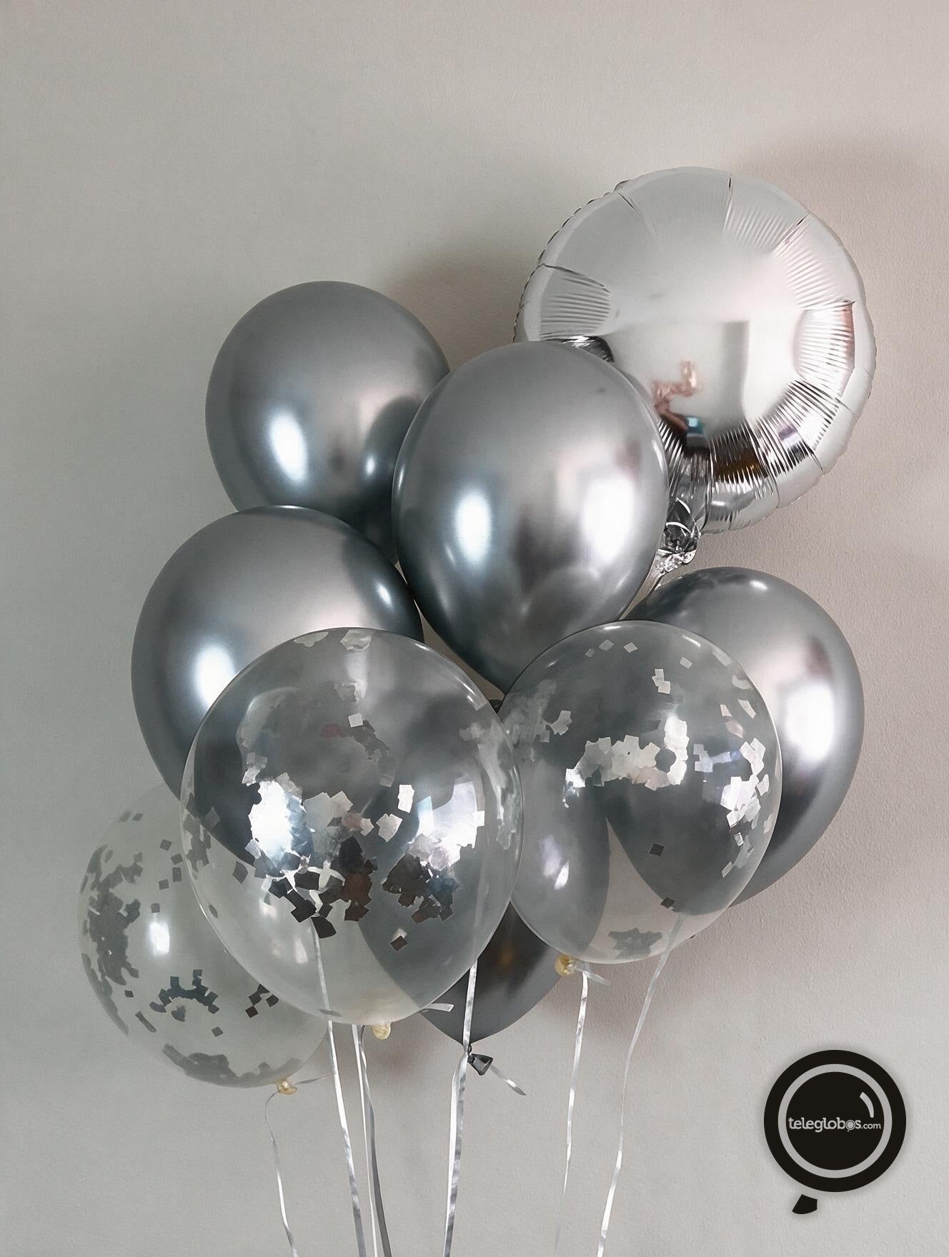 Ramo de 9 Globos - MIX09PLA