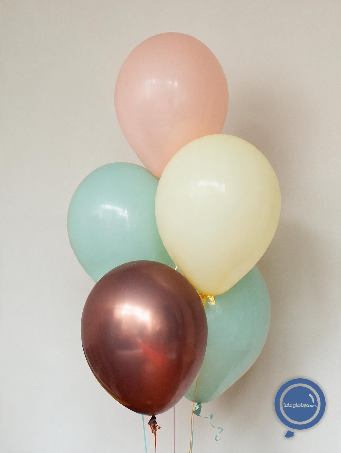 Torre de 5 Globos de Látex -Bob Esponja-