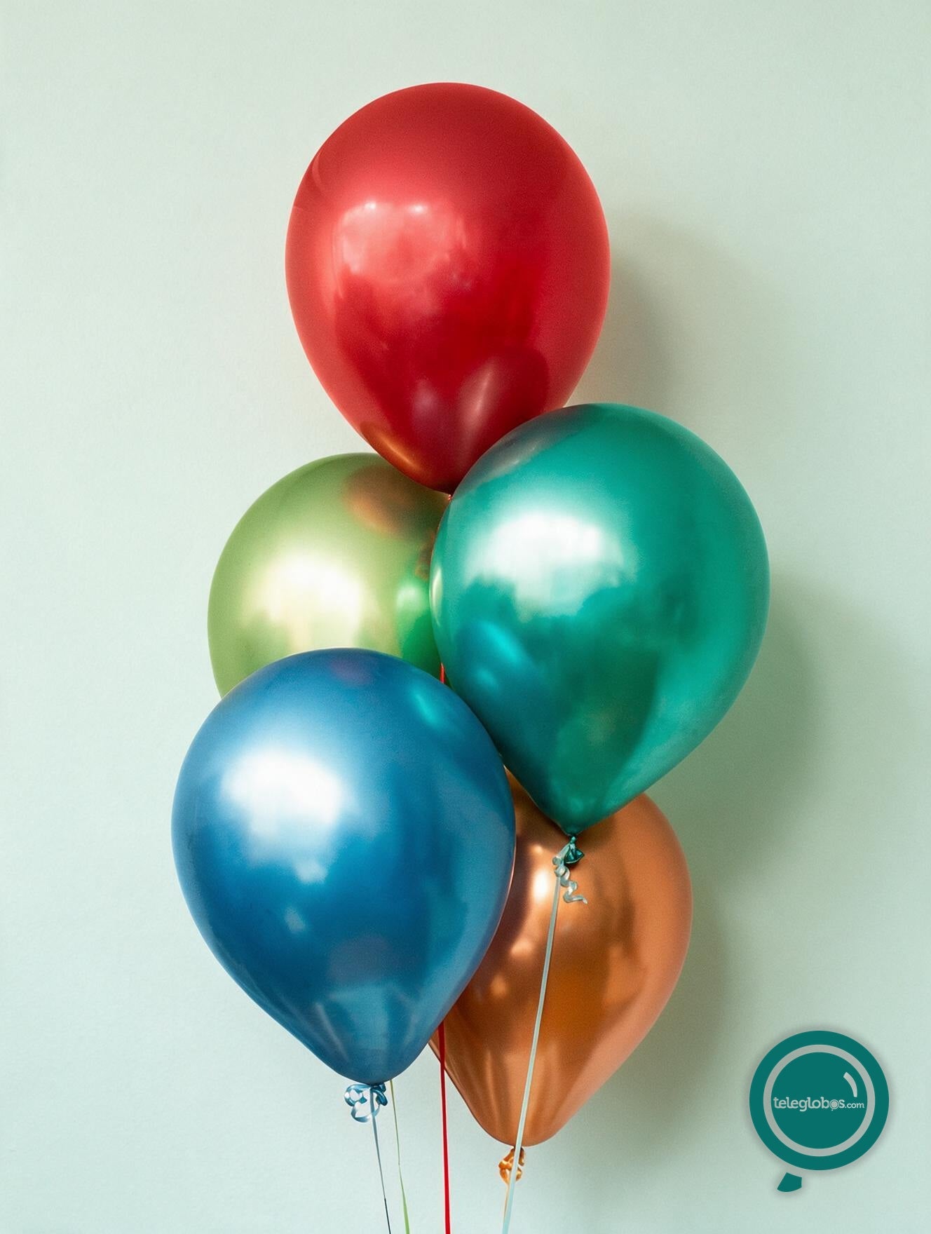 Torre de 5 Globos de Látex Cromo - Video Games
