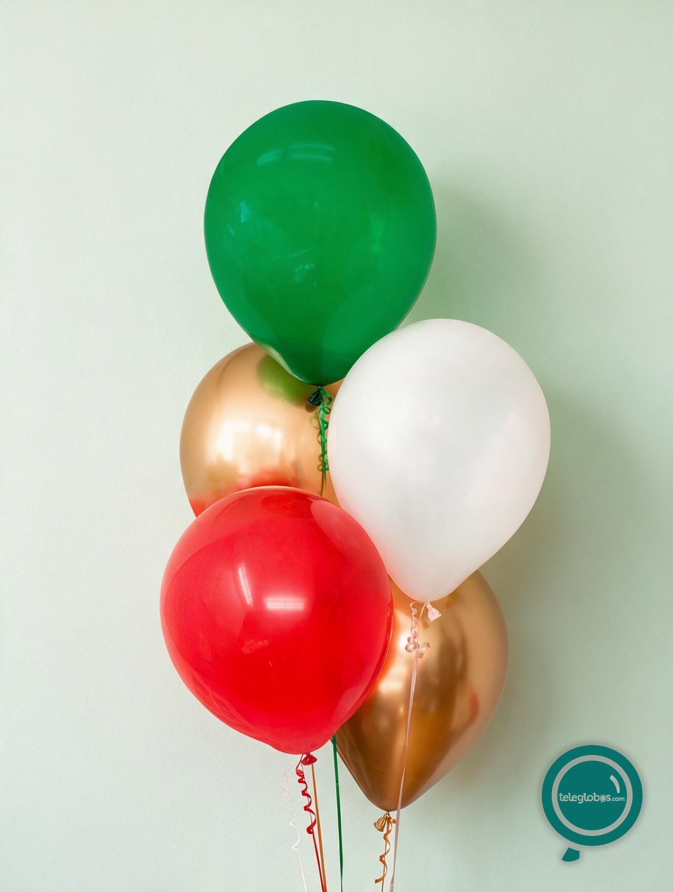 Torre de 5 Globos de Látex - Fiesta Mexicana -