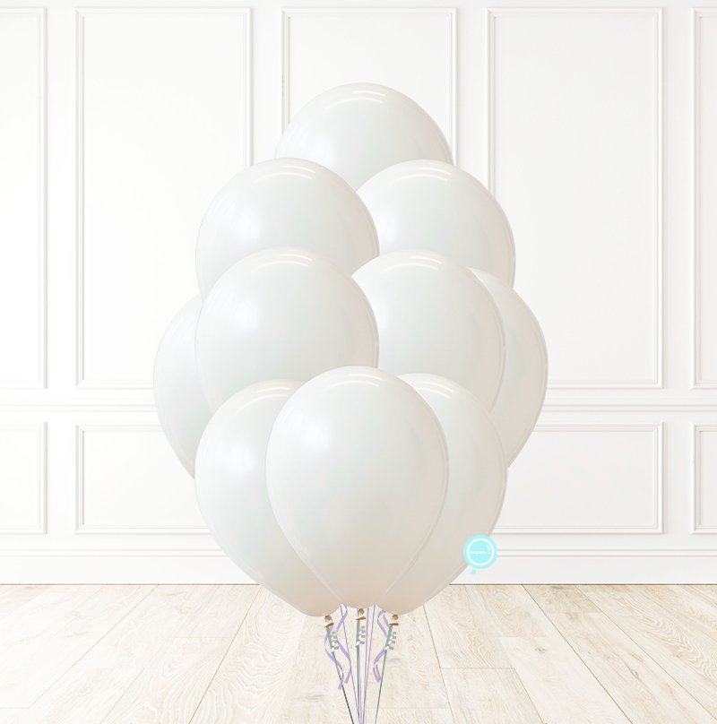 10 Globos de látex unicolor inflados con helio 12 Pulgadas | Globos y Regalos Teleglobos.com.mx.