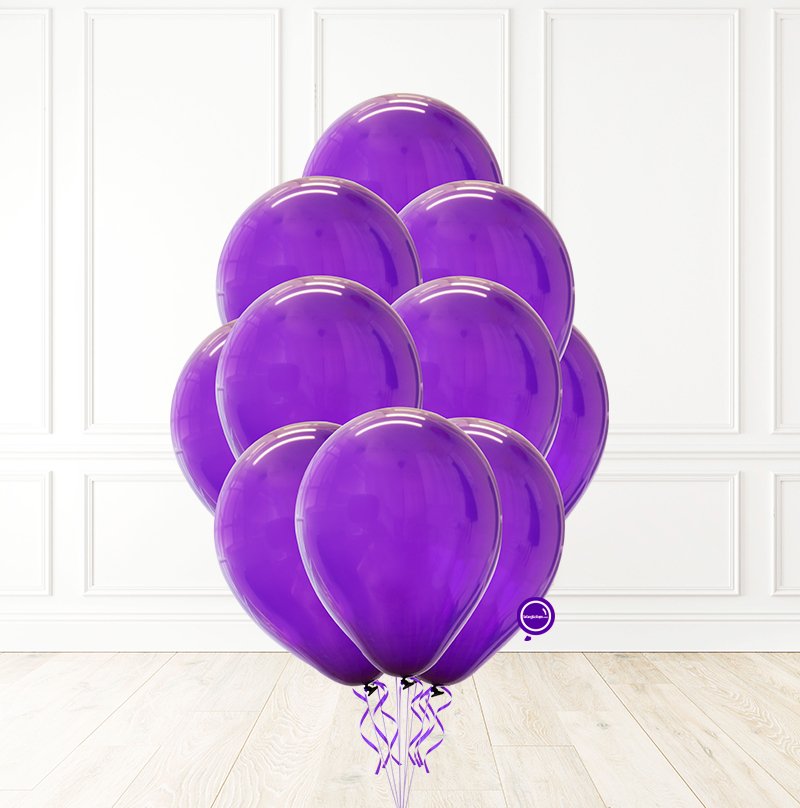 10 Globos de látex unicolor inflados con helio 12 Pulgadas | Globos y Regalos Teleglobos.com.mx.