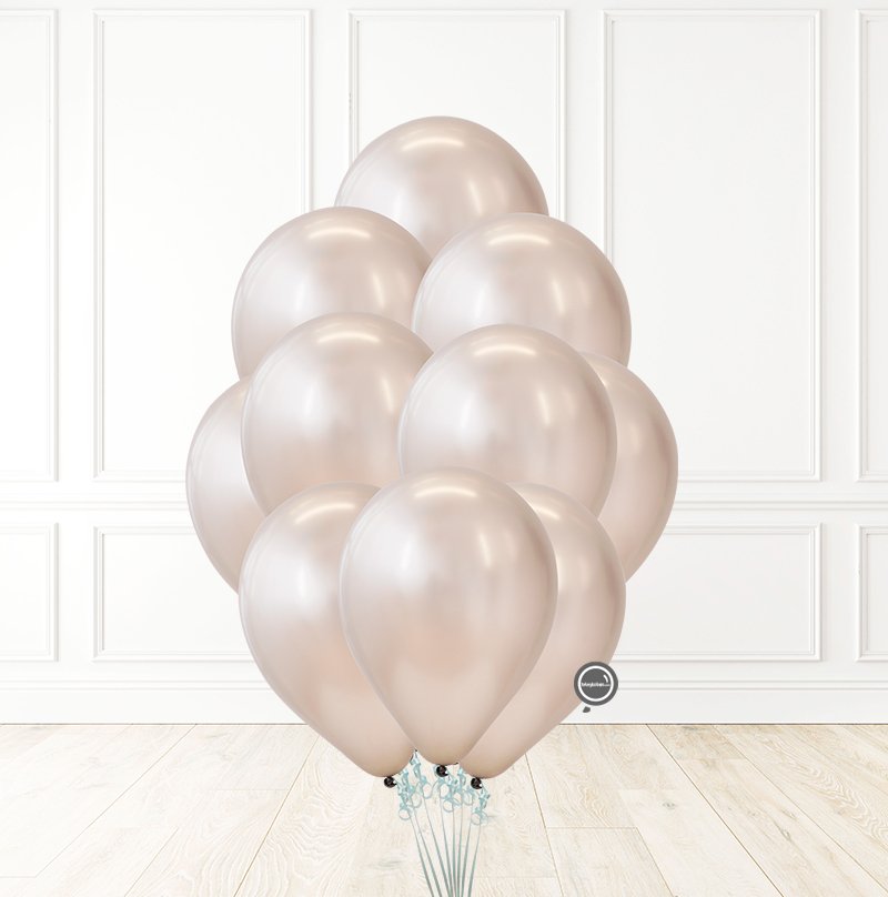 10 Globos de látex unicolor inflados con helio 12 Pulgadas | Globos y Regalos Teleglobos.com.mx.