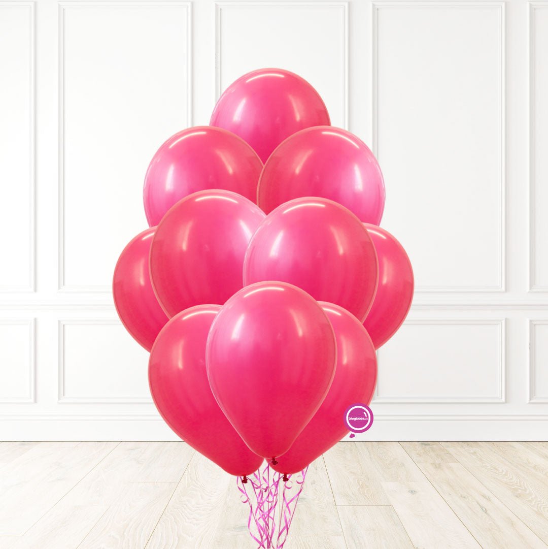 10 Globos de látex unicolor inflados con helio 12 Pulgadas | Globos y Regalos Teleglobos.com.mx.