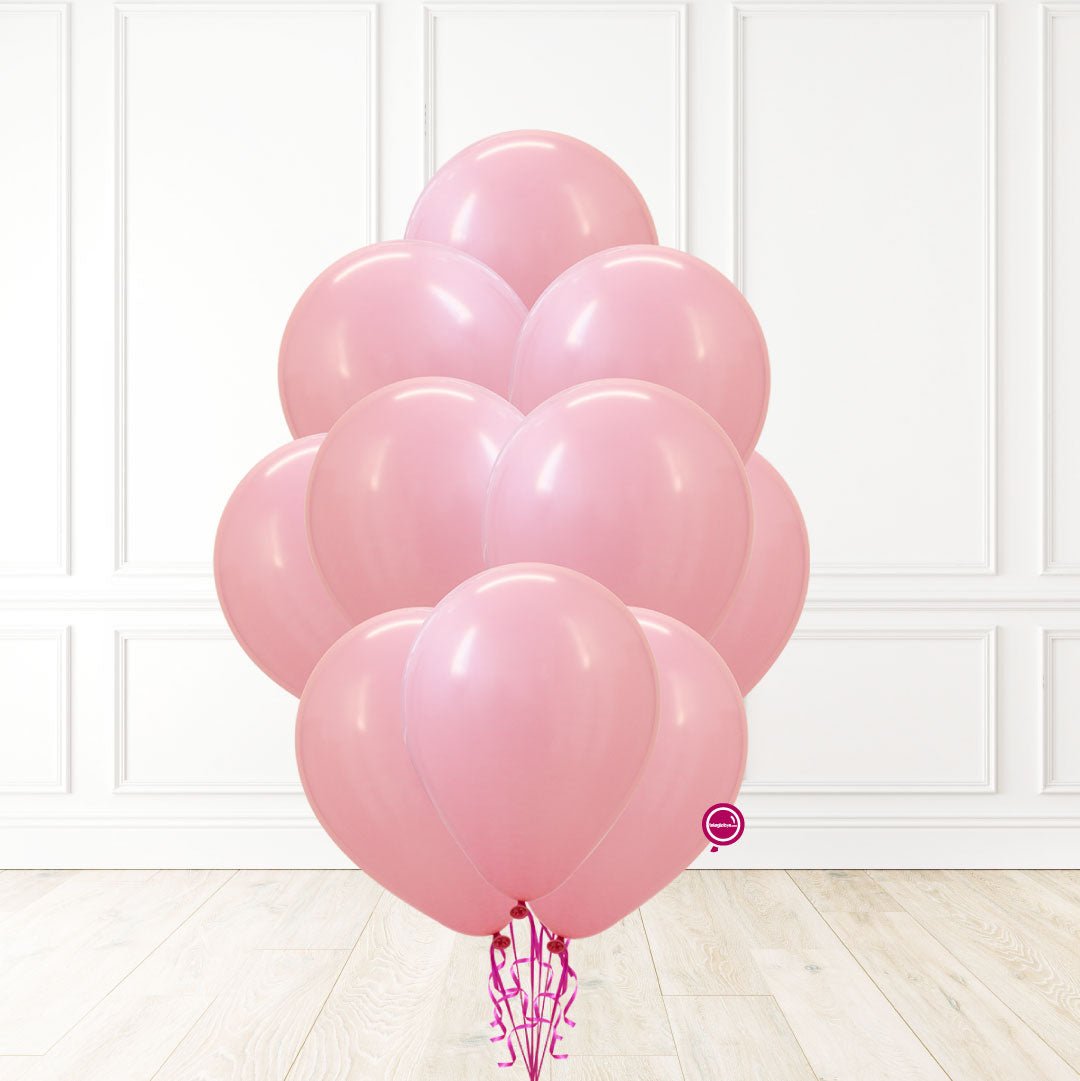 10 Globos de látex unicolor inflados con helio 12 Pulgadas | Globos y Regalos Teleglobos.com.mx.